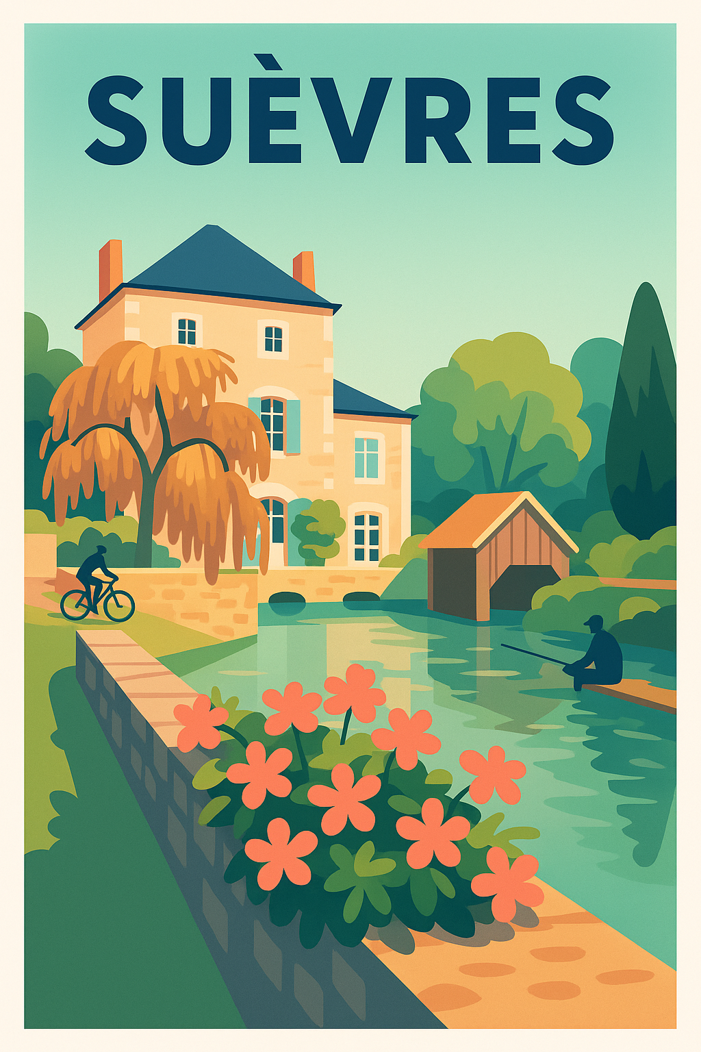 Affiche de Suèvres - Évasion bucolique au fil de l'eau