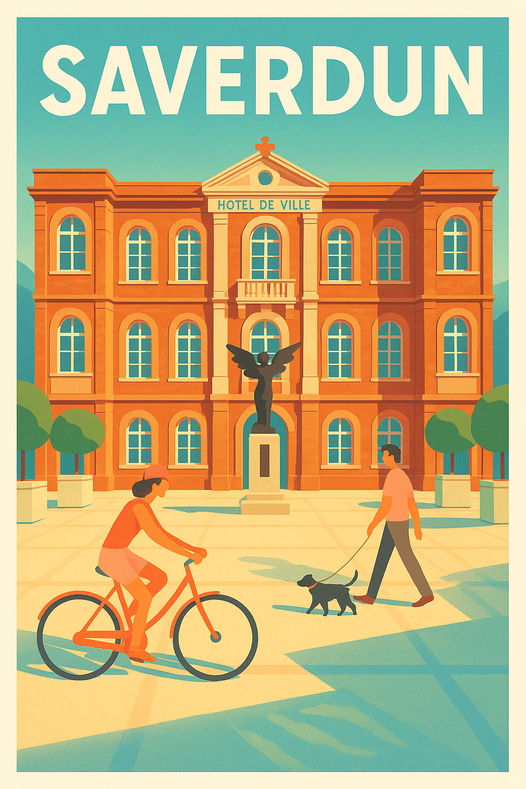Affiche de Saverdun - Charme et convivialité au cœur de la ville