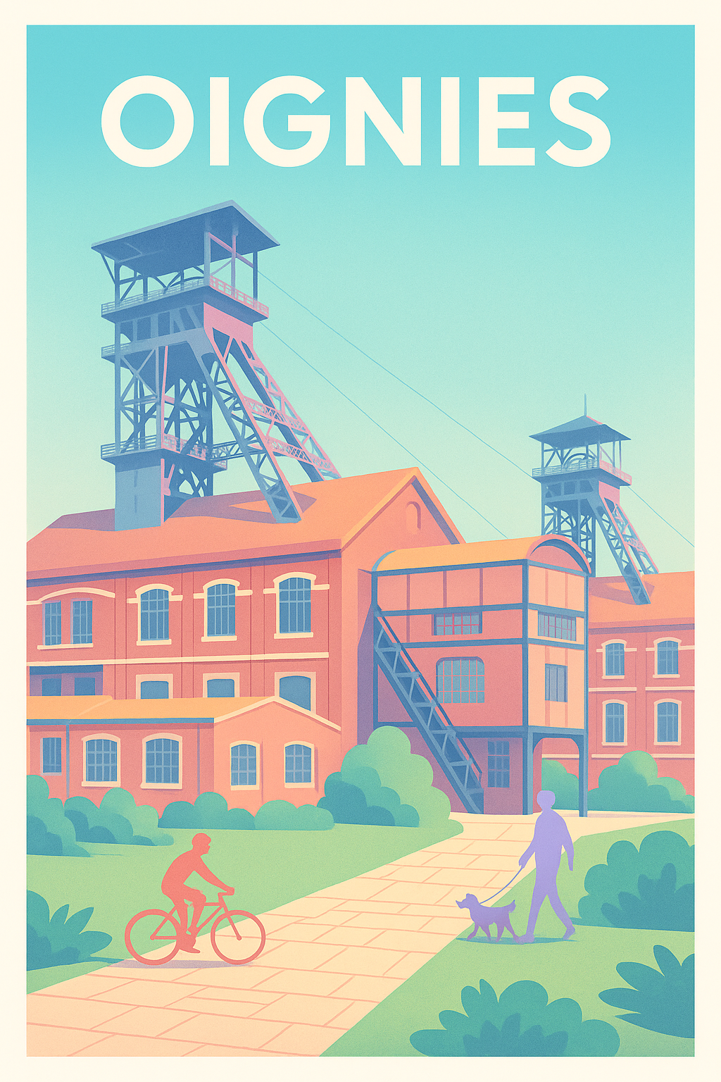 Affiche de Oignies - L'héritage minier revisité