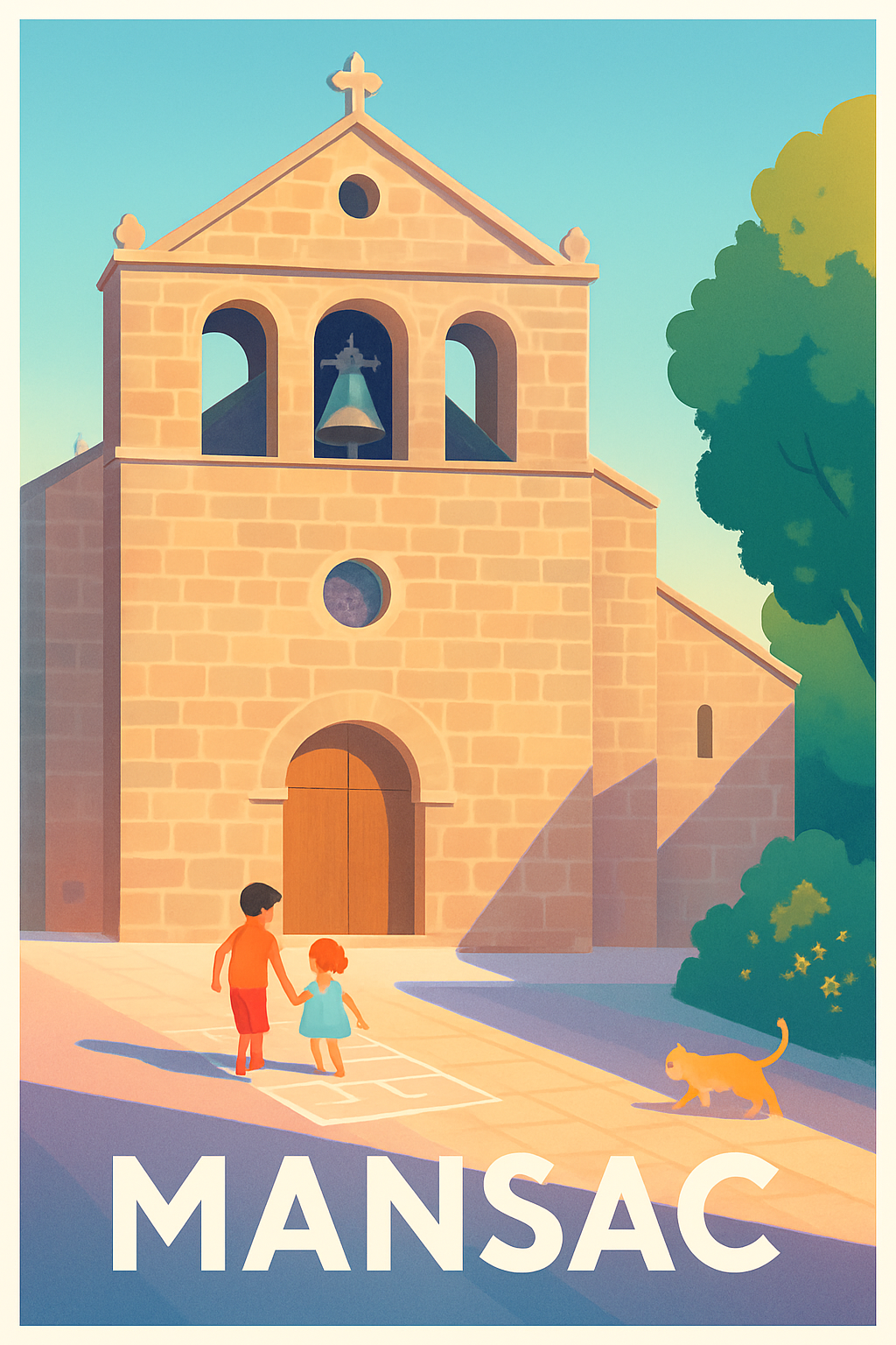 Affiche de Mansac - Charme et sérénité au cœur du village