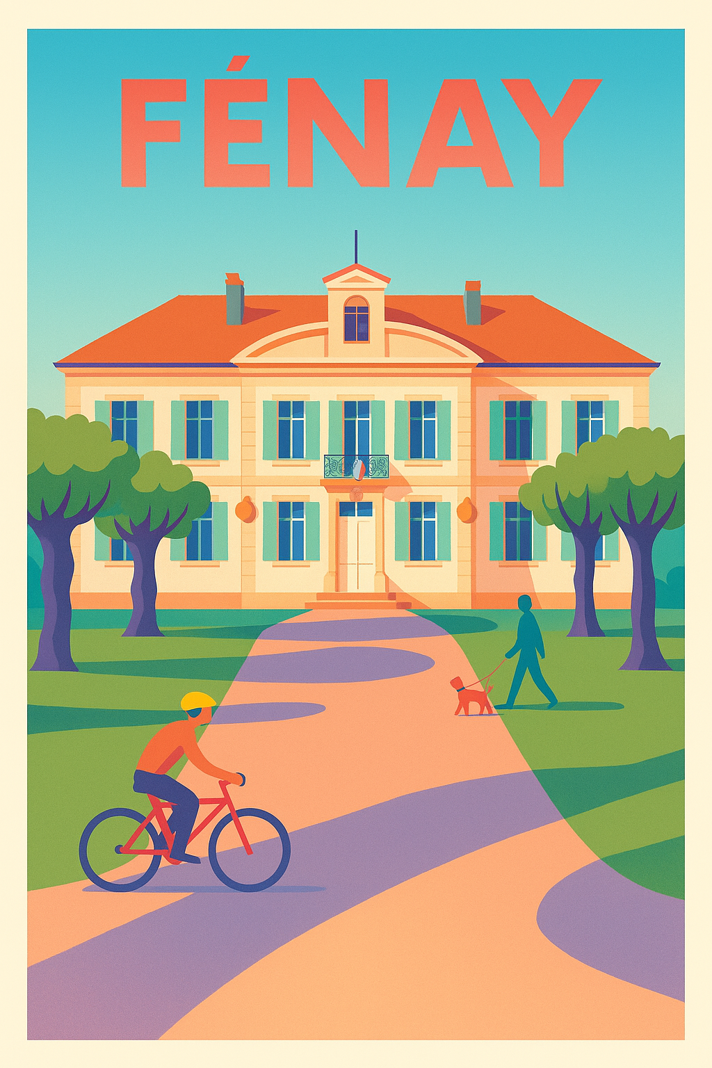 Affiche de Fénay - Harmonie urbaine et douce balade
