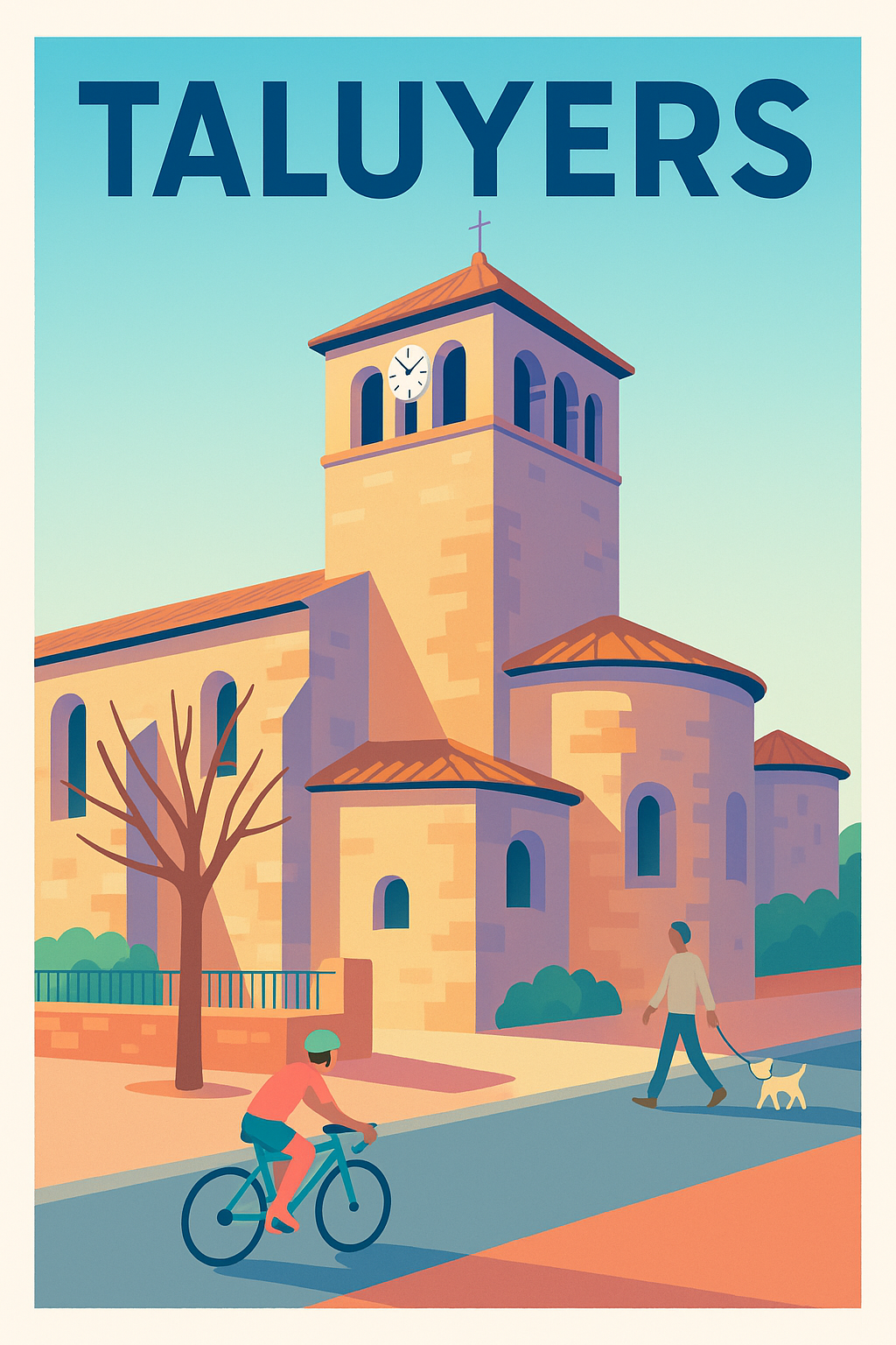 Affiche de Taluyers - Charme paisible au cœur du village