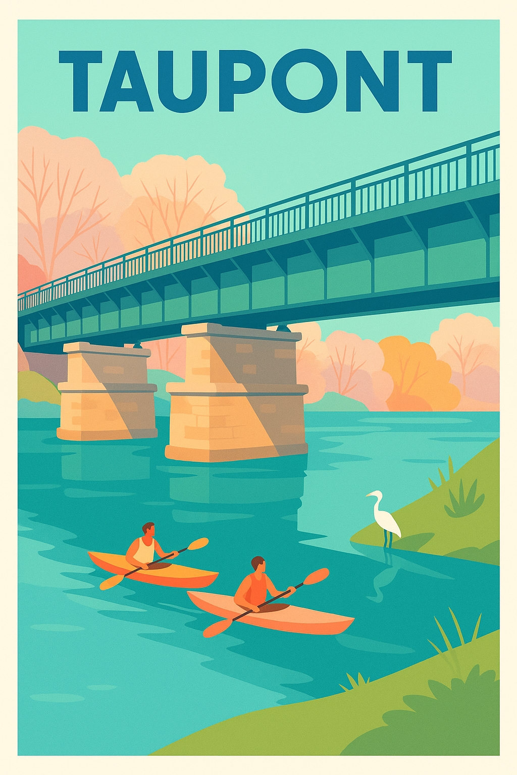 Affiche de Taupont - L'évasion paisible au fil de l'eau