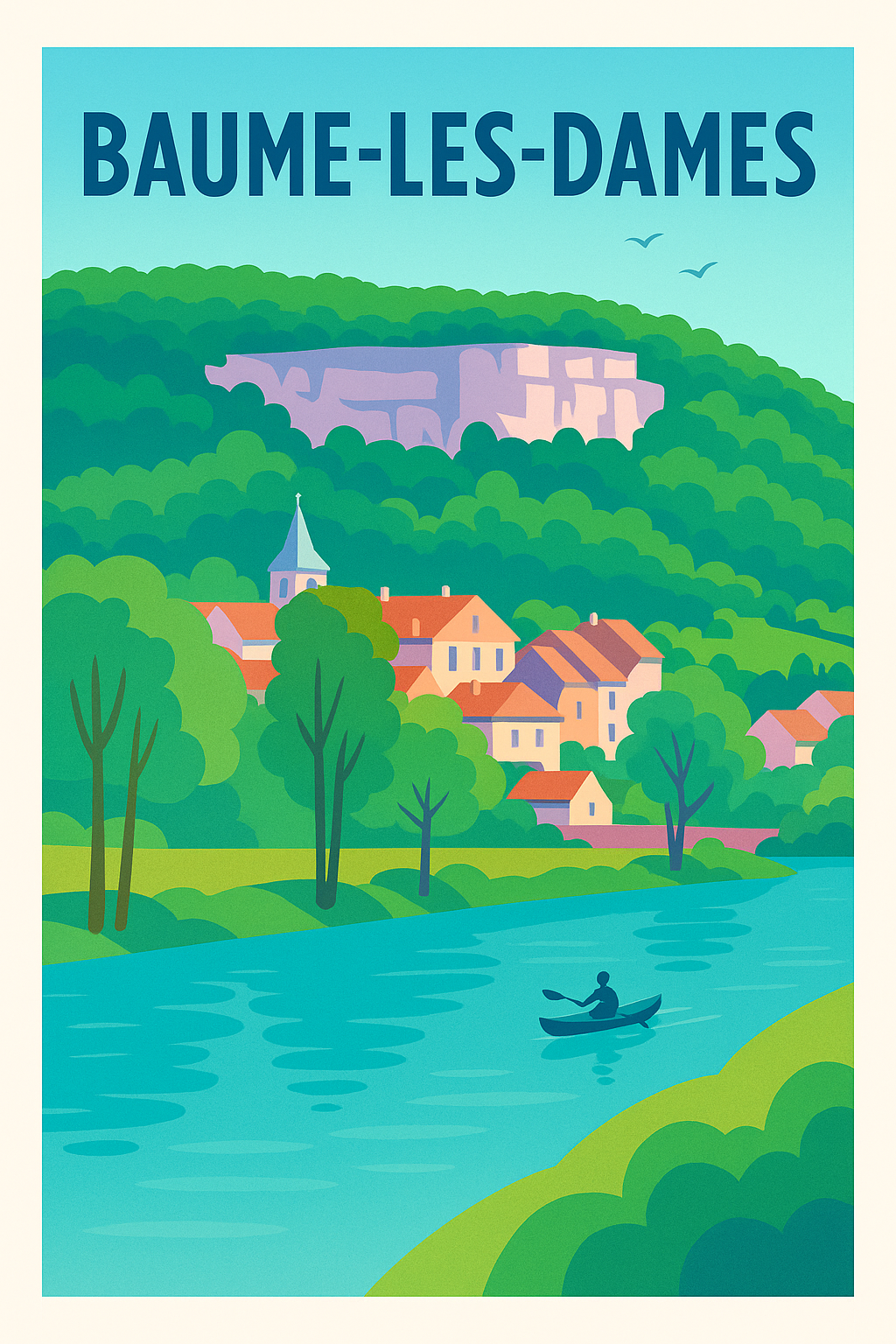 Affiche de Baume-les-Dames - Charme et quiétude en pleine nature