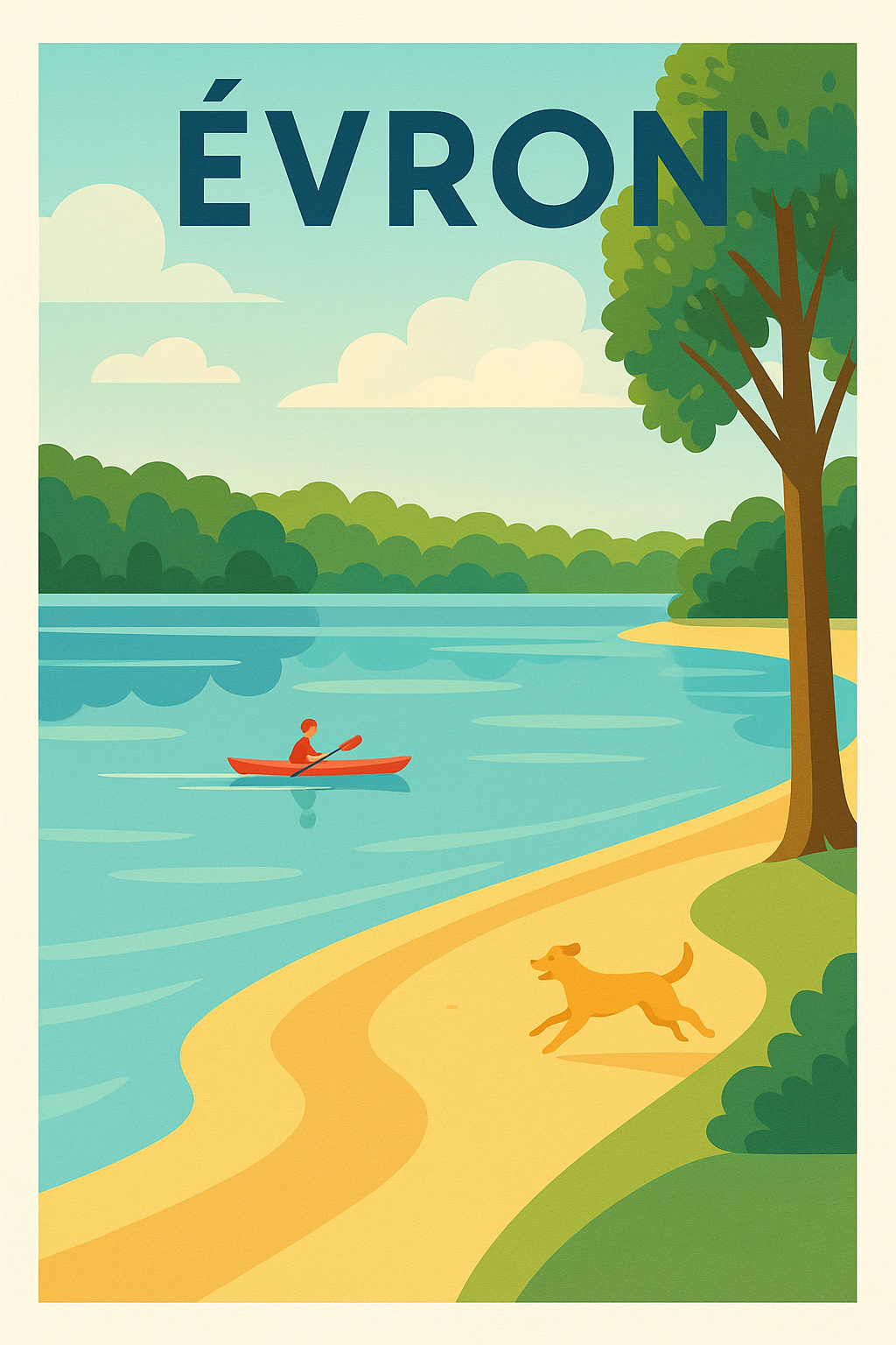 Affiche de Évron - Nature et détente au fil de l'eau