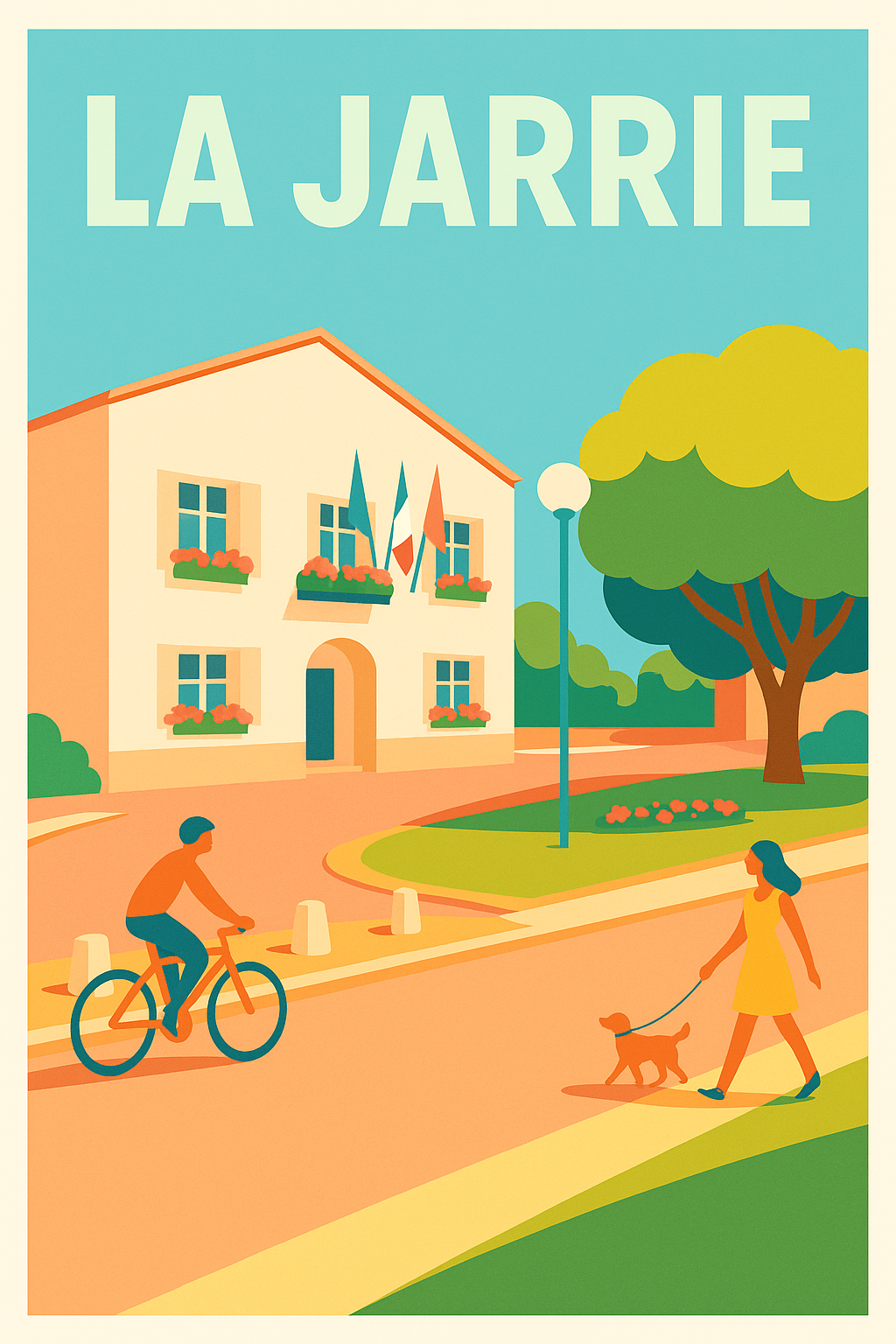 Affiche de La Jarrie - Charme paisible et douceur de vivre