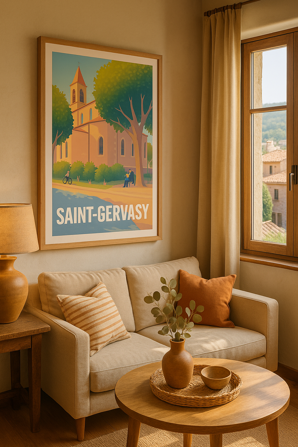 Mise en situation Affiche Saint-Gervasy - Charme paisible au cœur du village