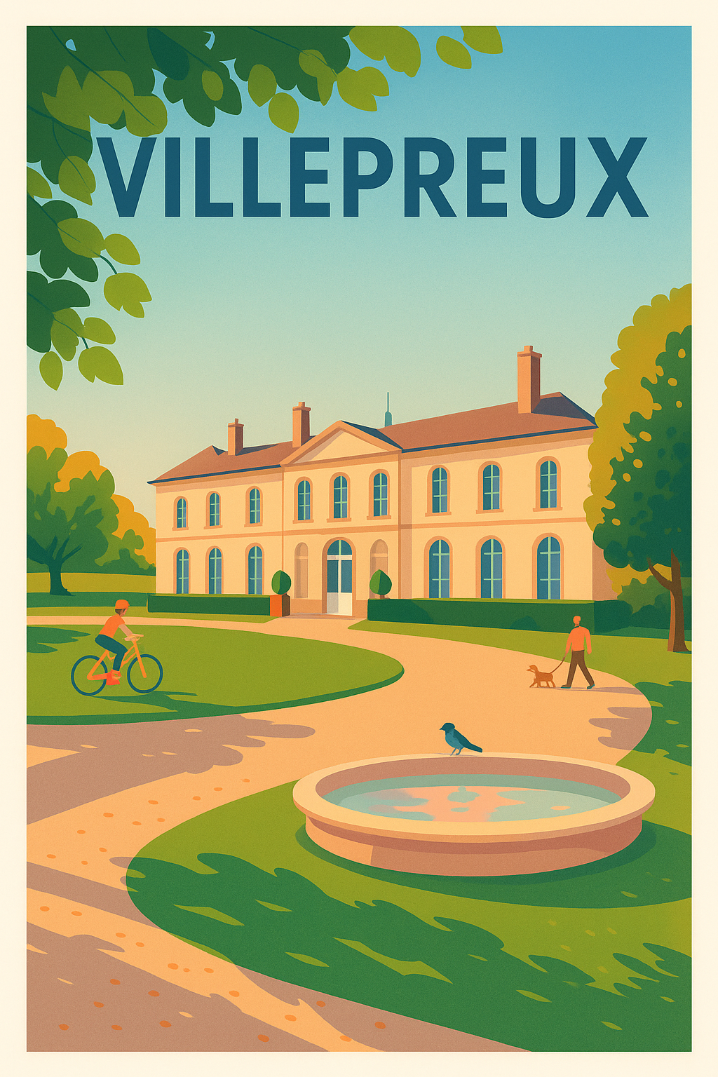 Affiche de Villepreux - Le charme tranquille du parc et du patrimoine