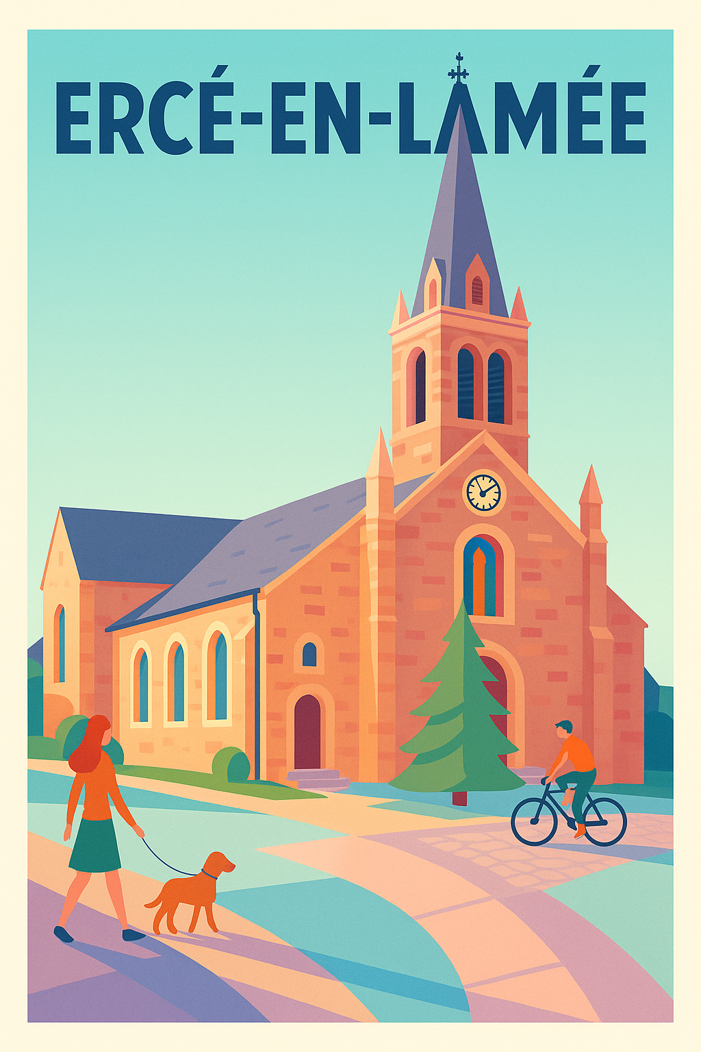 Affiche de Ercé-en-Lamée - Charme paisible au cœur du village