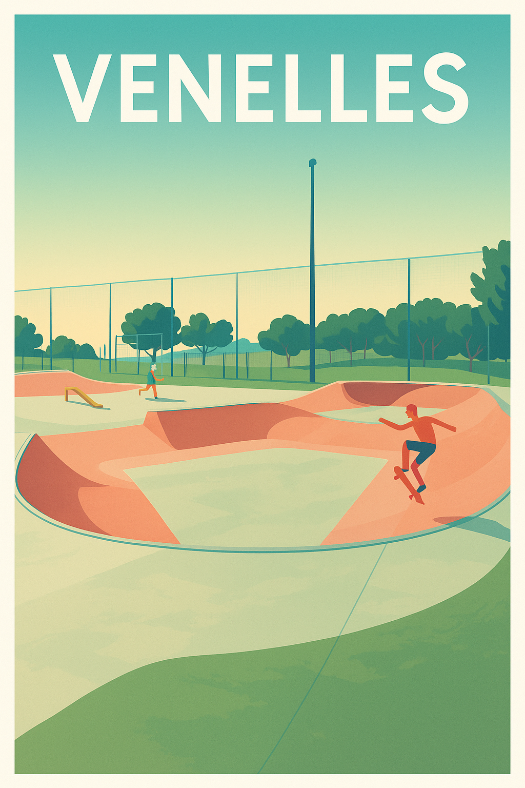 Affiche de Venelles - L'art du skate au cœur de la Provence