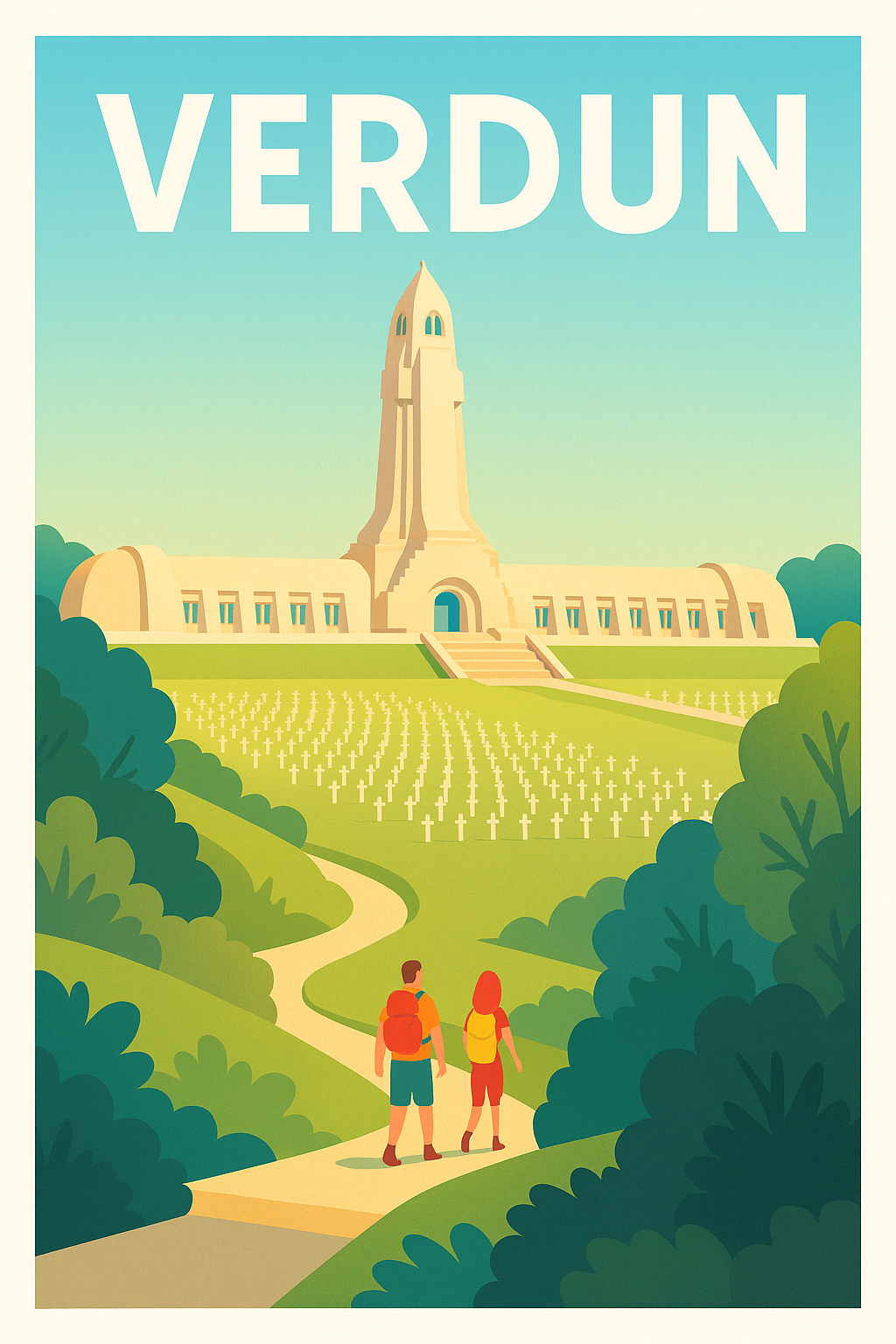 Affiche Verdun — Voyage au cœur de l'histoire · poster d'art de Verdun
