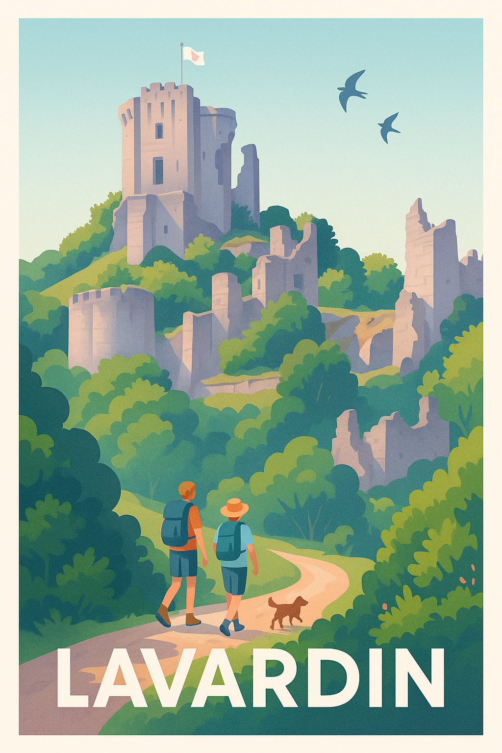 Affiche de Lavardin - L'appel de l'aventure médiévale