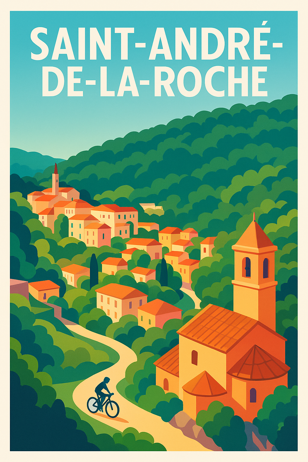 Affiche de Saint-André-de-la-Roche - Charme et sérénité au cœur de la nature
