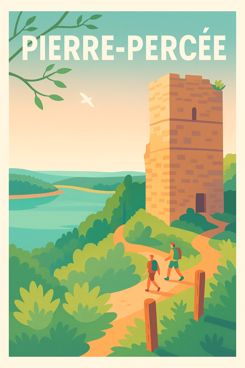 Affiche de Pierre-Percée - Escapade nature et patrimoine