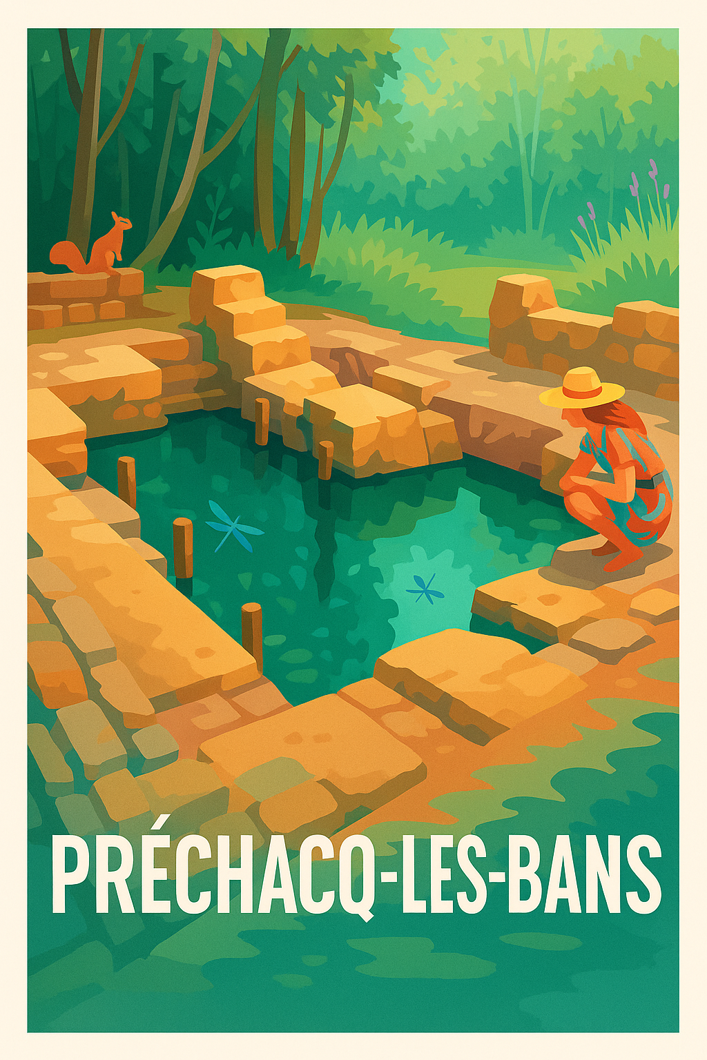 Affiche de Préchacq-les-Bains - L'évasion douce au cœur des sources