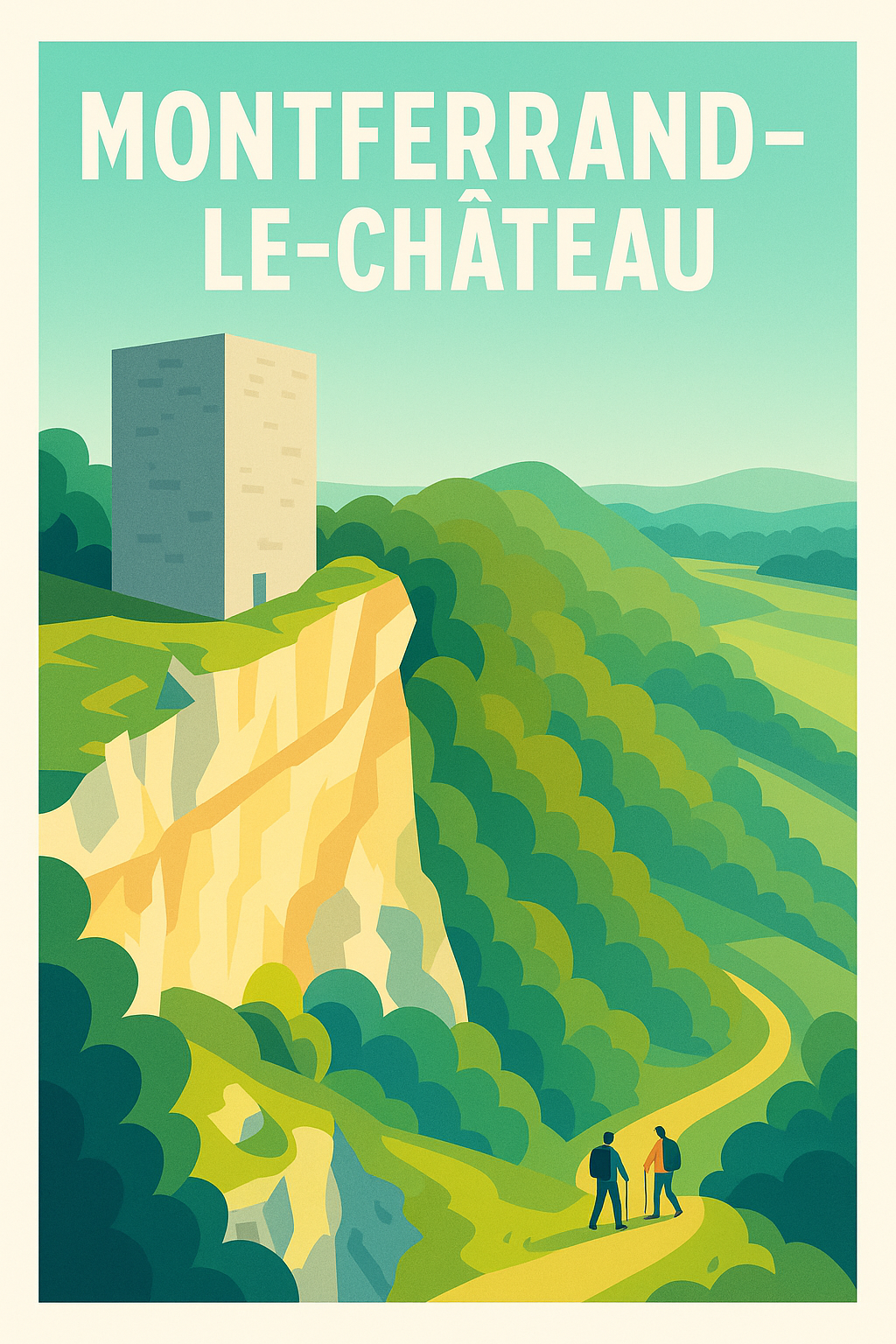 Affiche de Montferrand-le-Château - Évasion nature et patrimoine