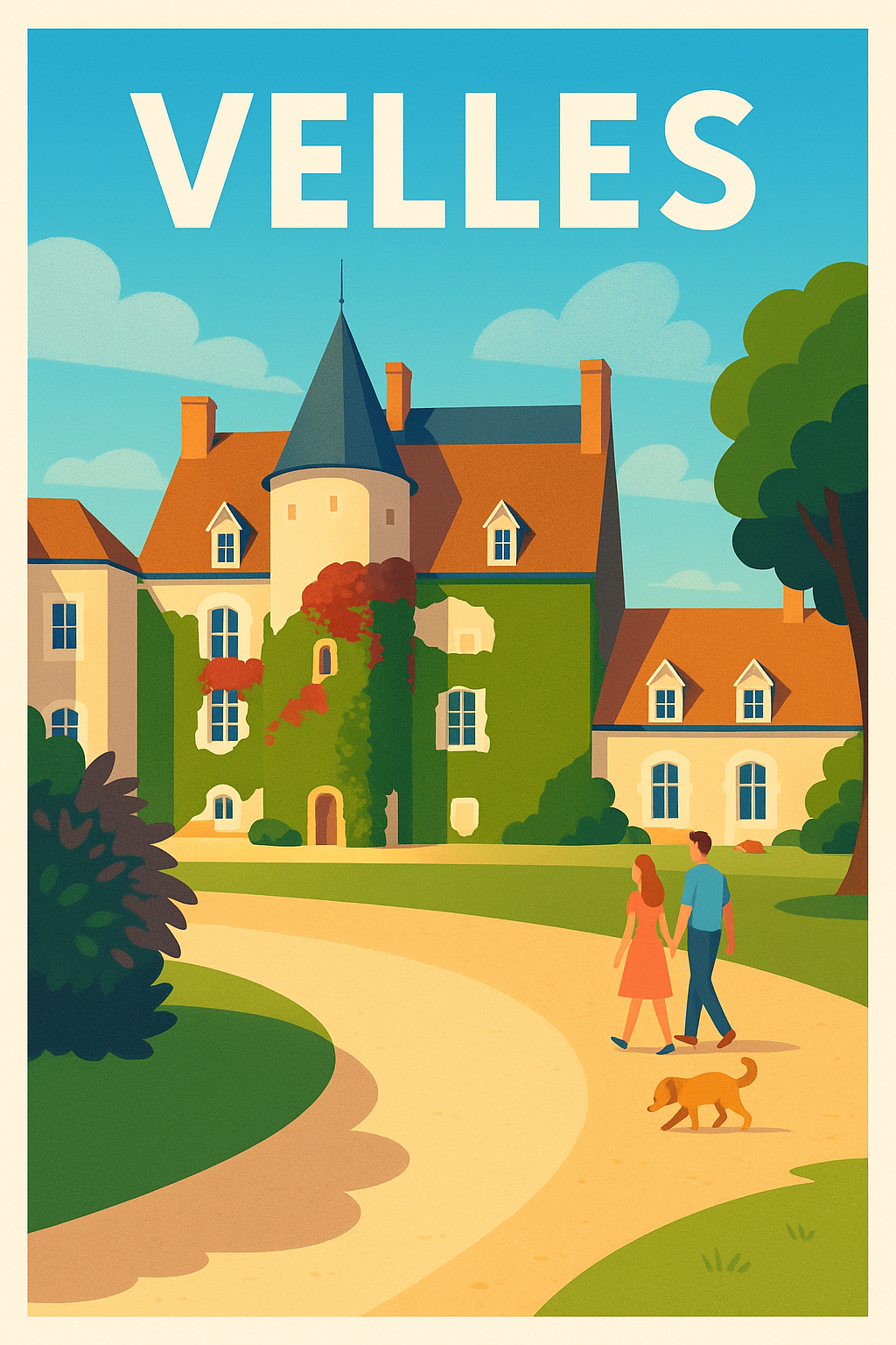 Affiche de Velles - Charme et sérénité au cœur du domaine