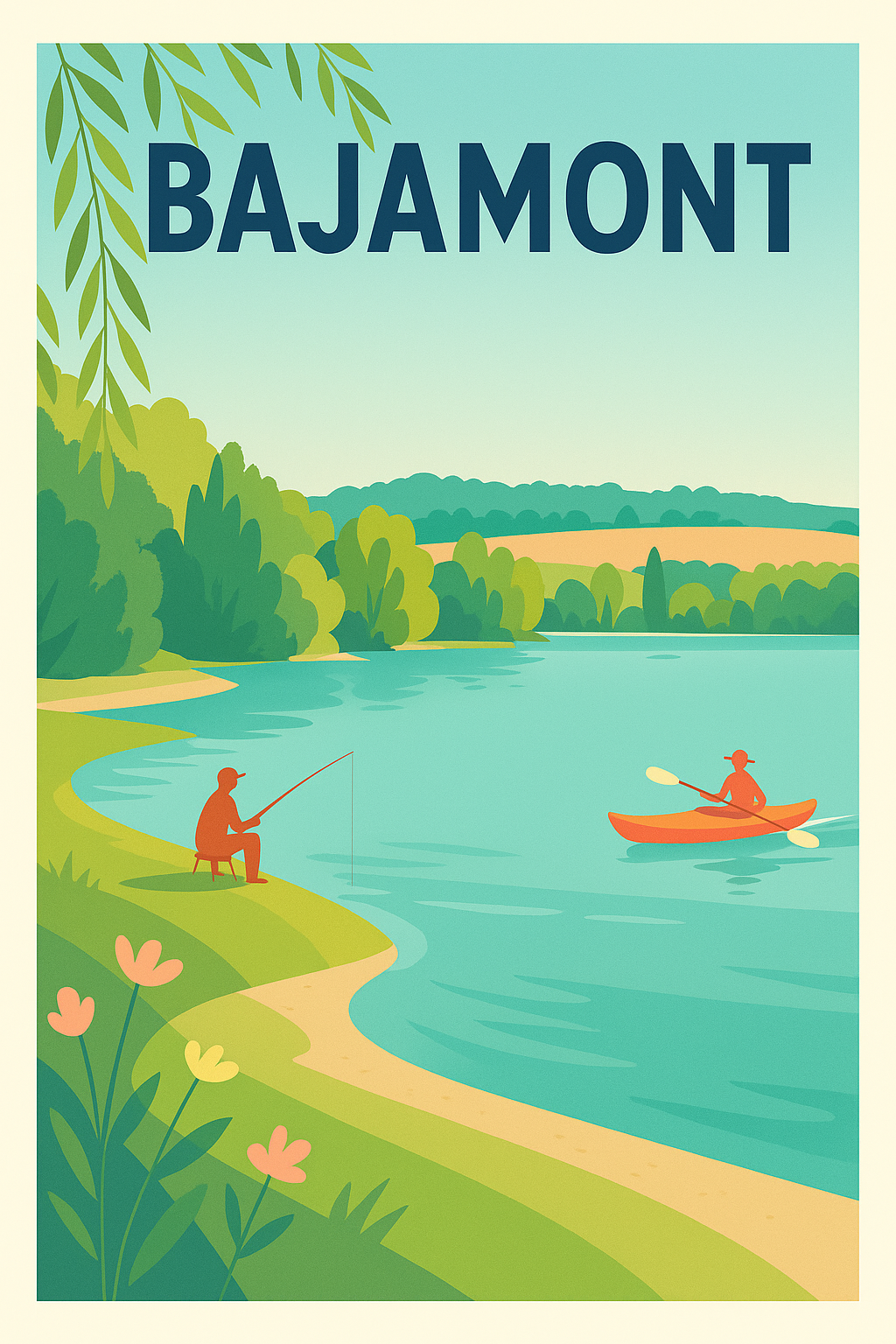 Affiche de Bajamont - Esprit nature et détente au bord de l'eau