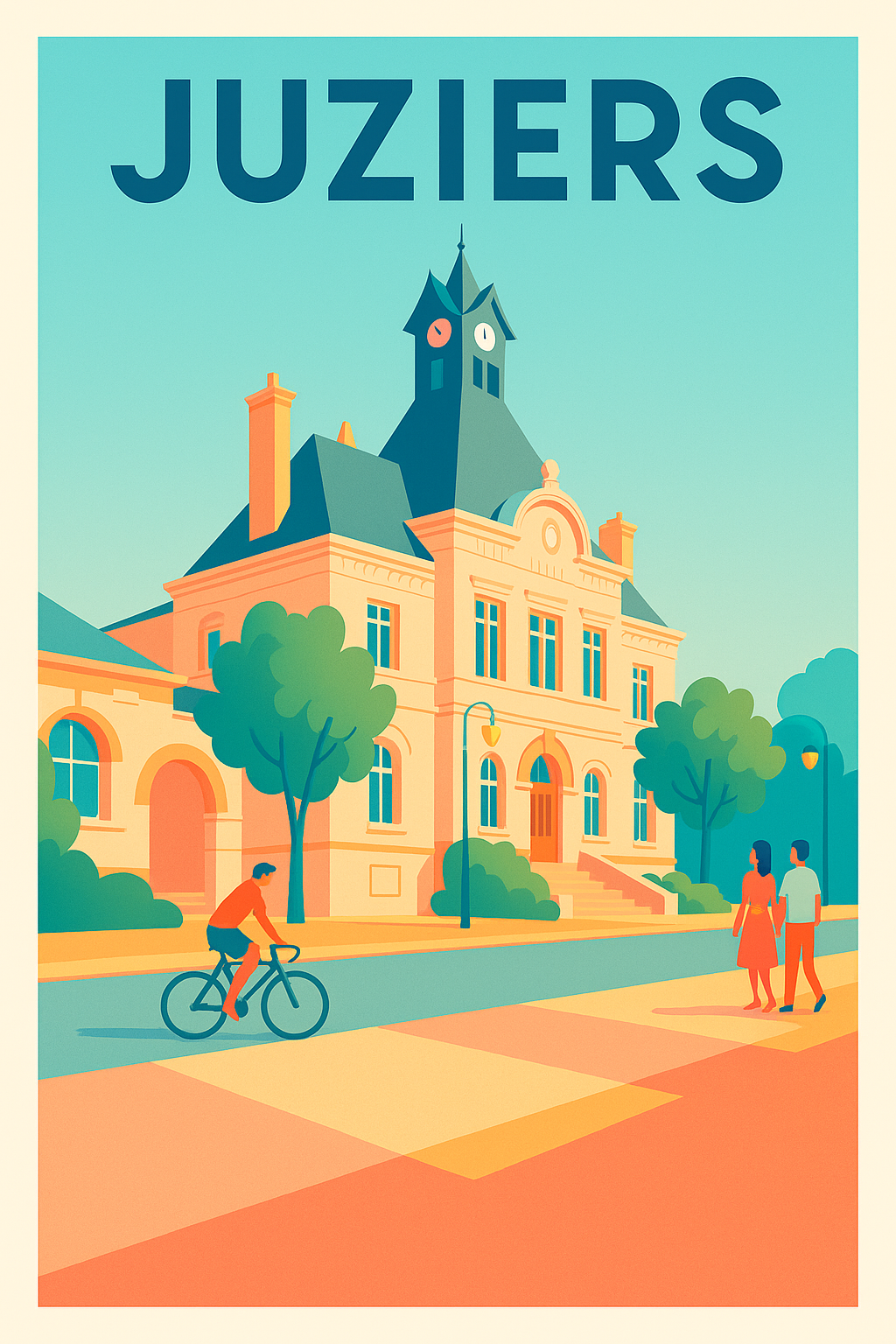 Affiche de Juziers - Charme et sérénité au cœur de la ville