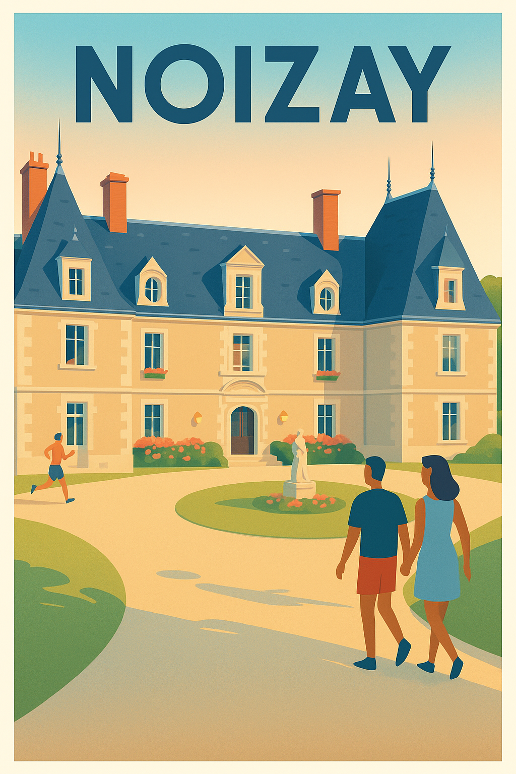 Affiche de Noizay - Élégance et douceur en Touraine