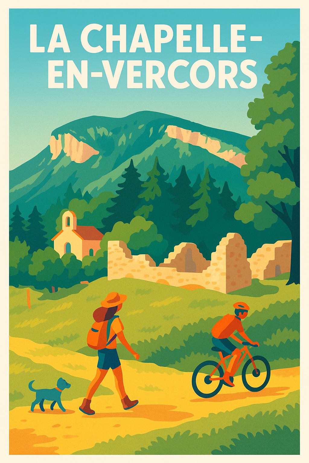 Affiche de La Chapelle-en-Vercors - Évasion nature et montagne