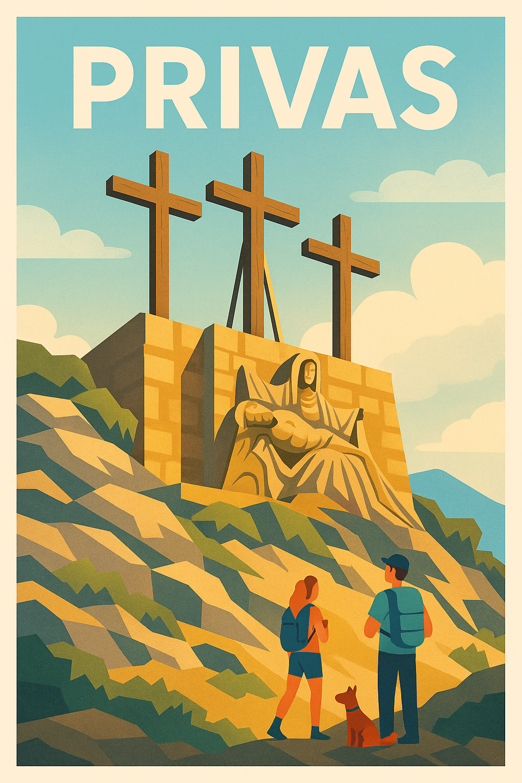 Affiche de Privas - Escapade historique et spirituelle