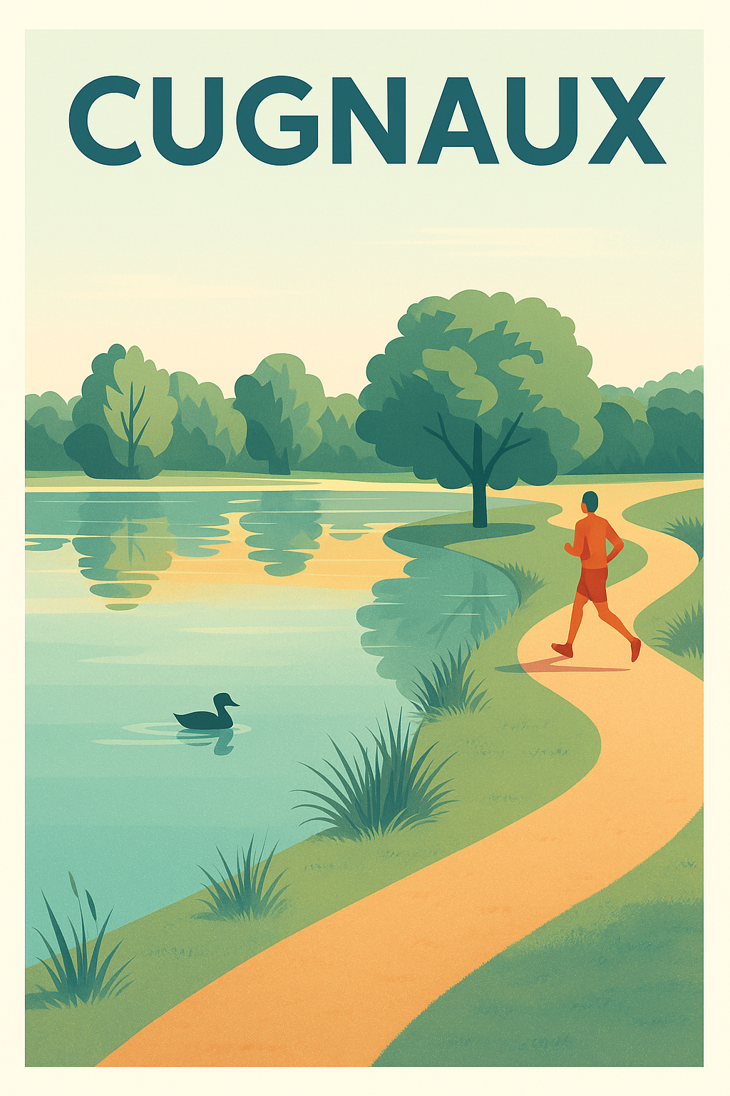 Affiche de Cugnaux - Échappée verte au bord de l'eau