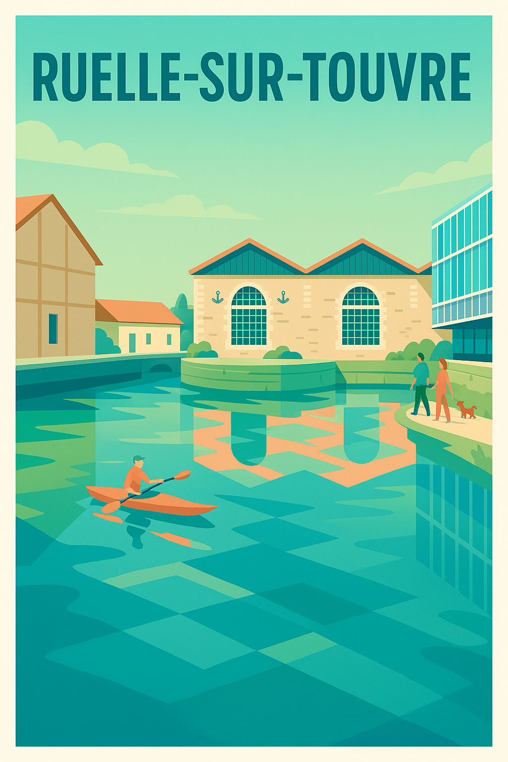 Affiche de Ruelle-sur-Touvre - Sérénité au fil de l'eau