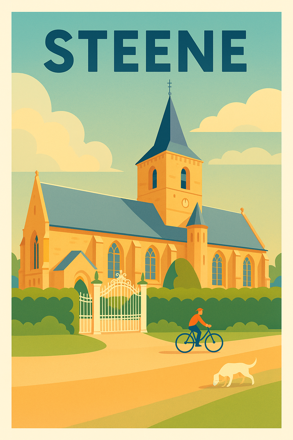 Affiche de Steene - Charme et sérénité au cœur du village