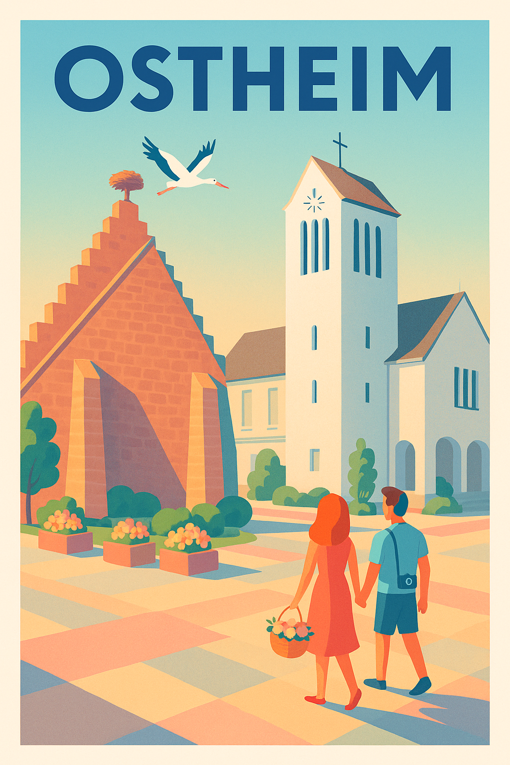 Affiche de Ostheim - Charme et douceur au cœur de l'Alsace