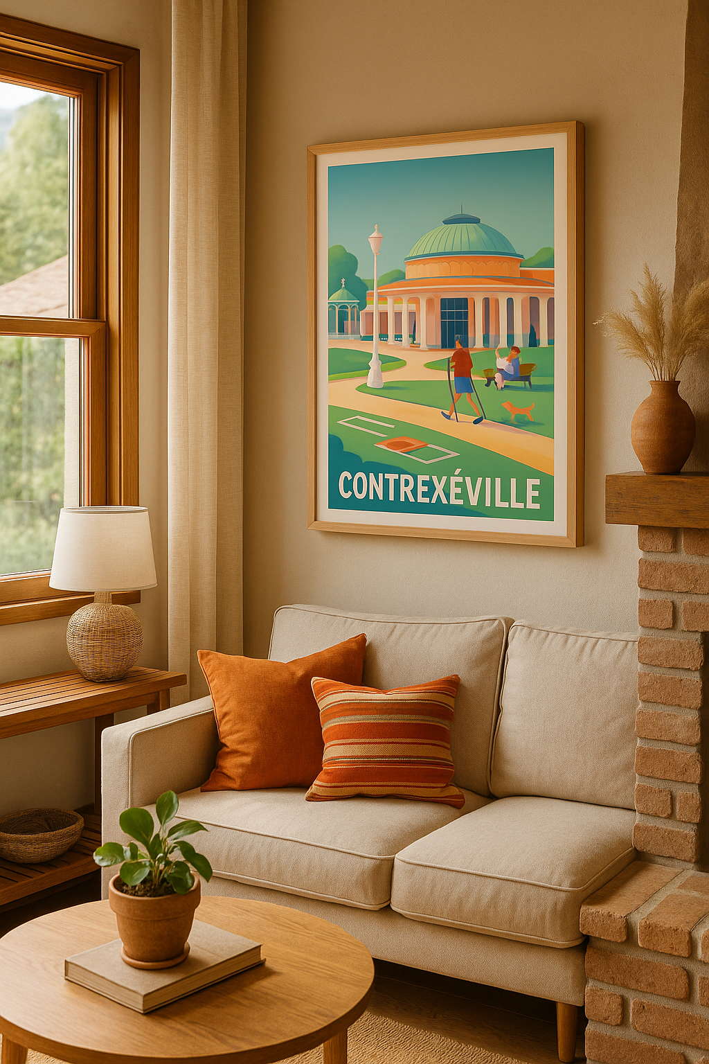 Mise en situation Affiche de Contrexéville - Charme et bien-être au cœur des thermes