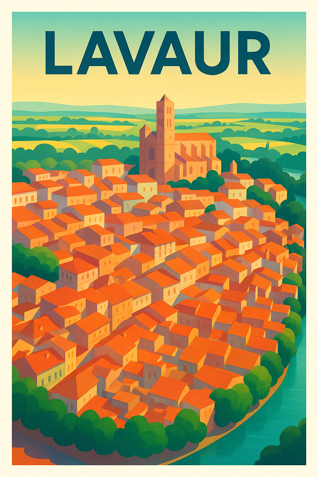 Affiche de Lavaur - Charme et lumière du Tarn