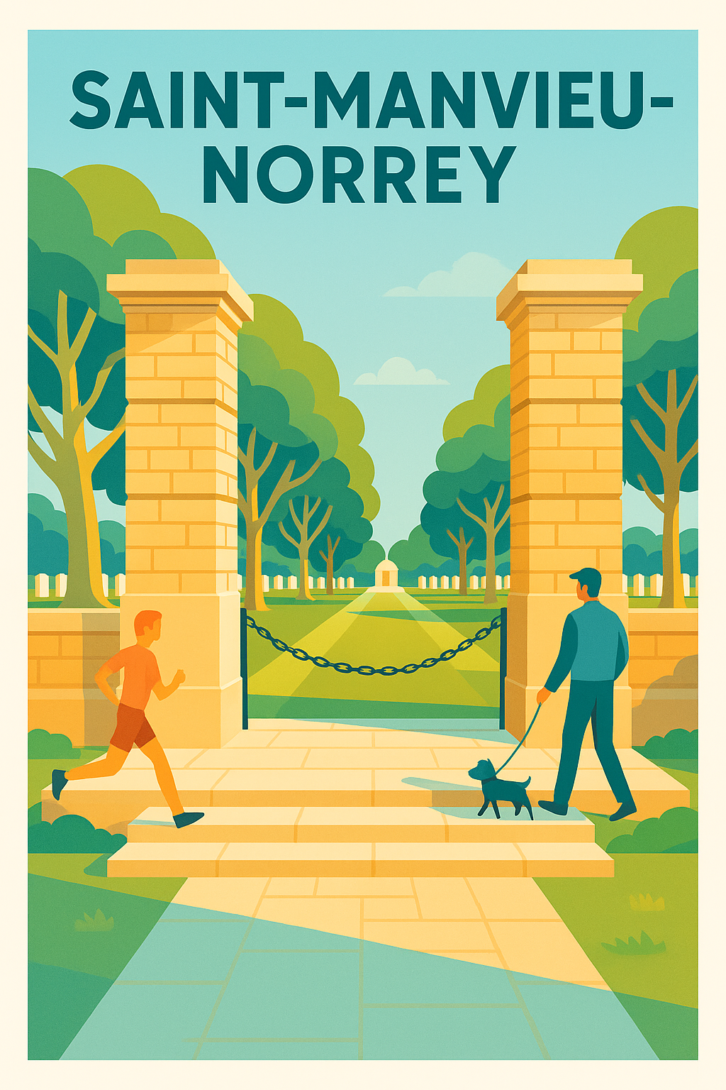 Affiche de Saint-Manvieu-Norrey - L'élégance naturelle à chaque pas