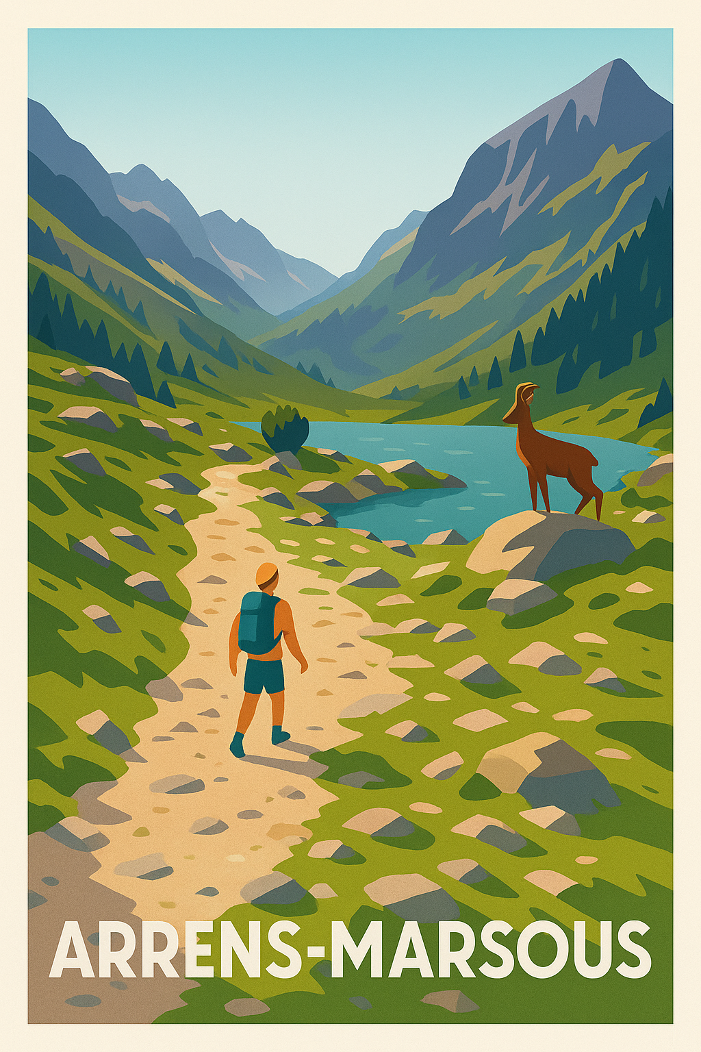 Affiche de Arrens-Marsous - Évasion Montagnarde au Cœur des Pyrénées