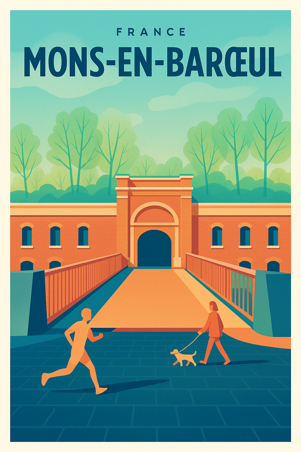 Affiche de Mons-en-Barœul - Charme et sérénité au cœur de la ville