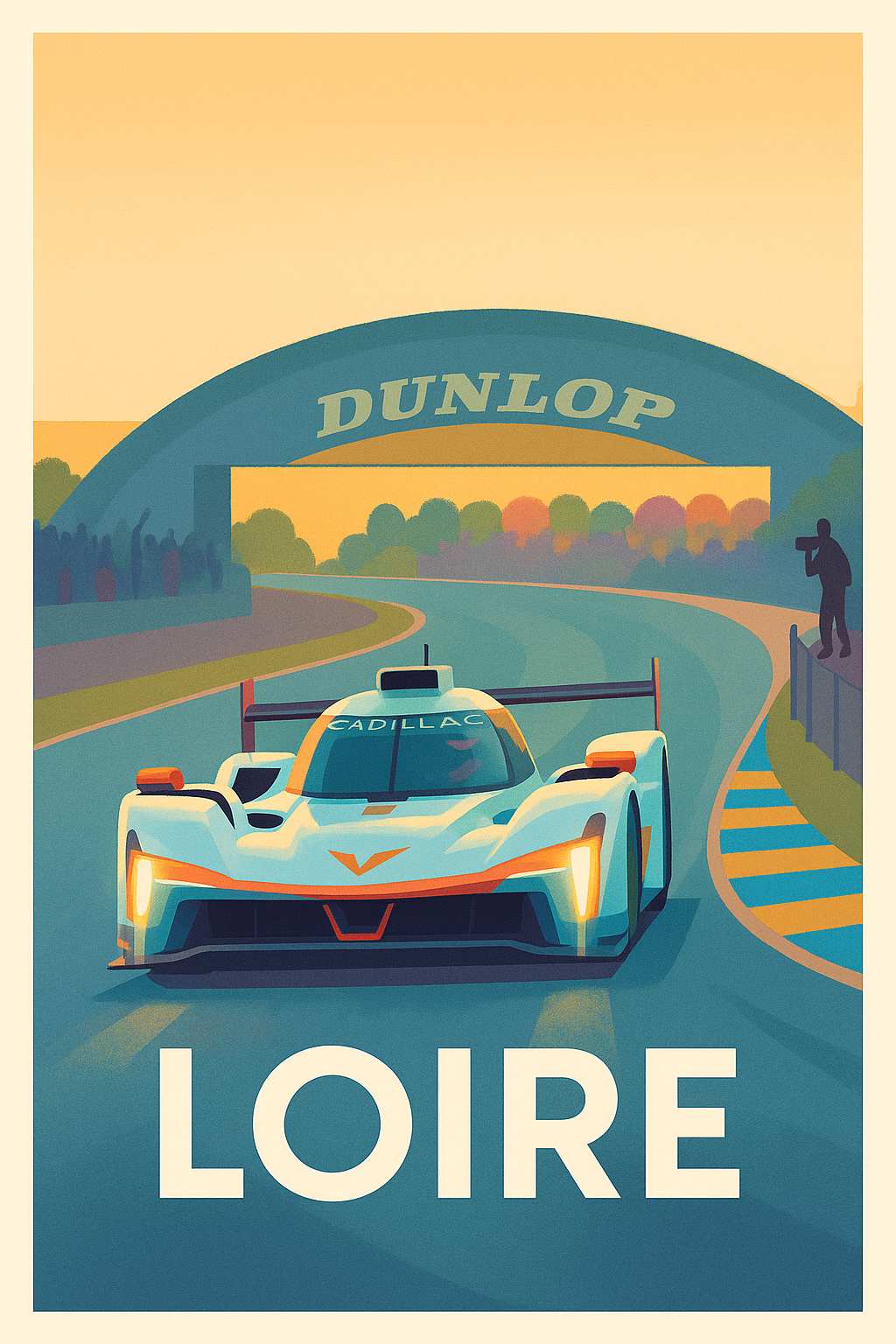 Affiche de Loire - L'esprit de la course automobile historique