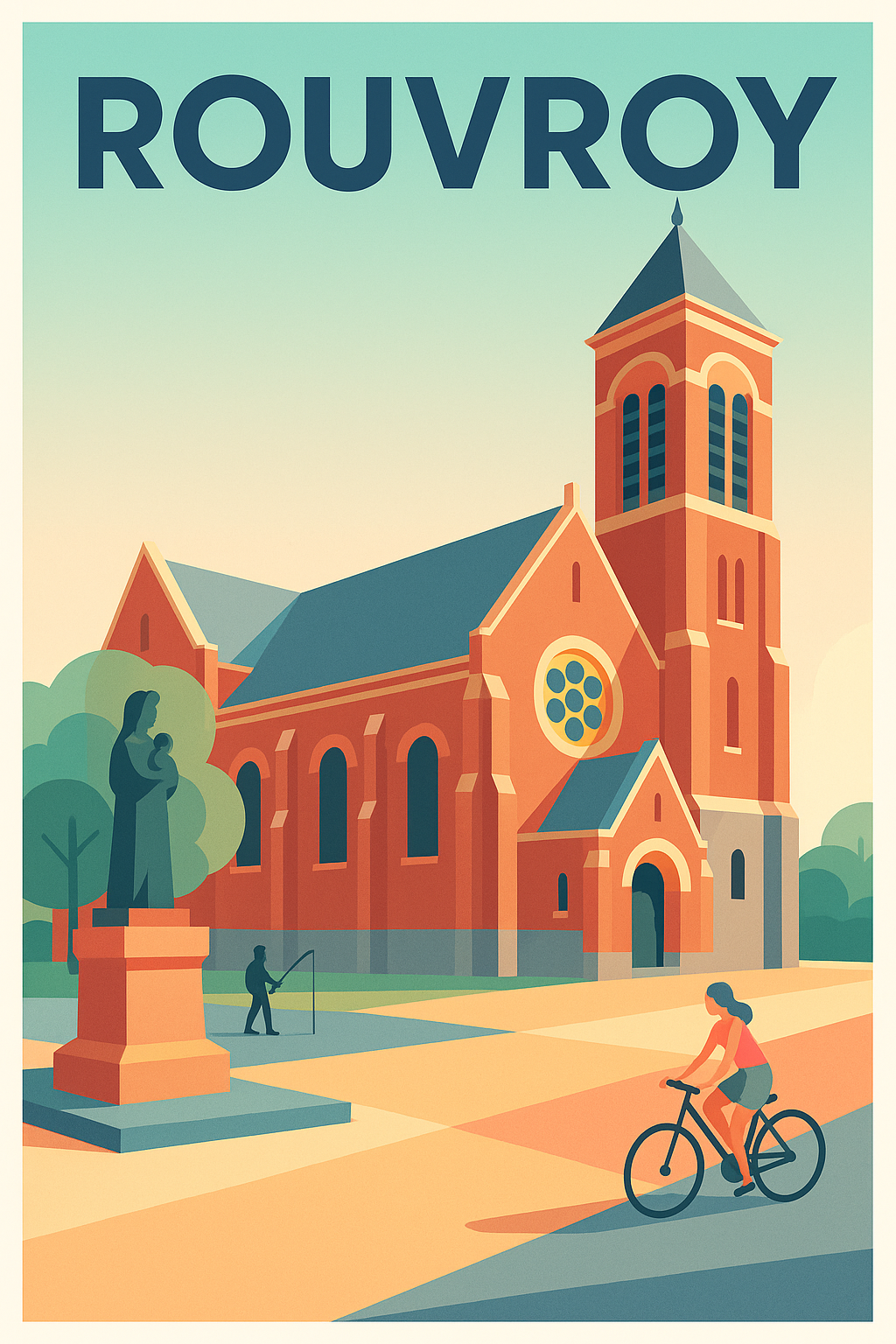 Affiche de Rouvroy - Charme paisible et architecture emblématique