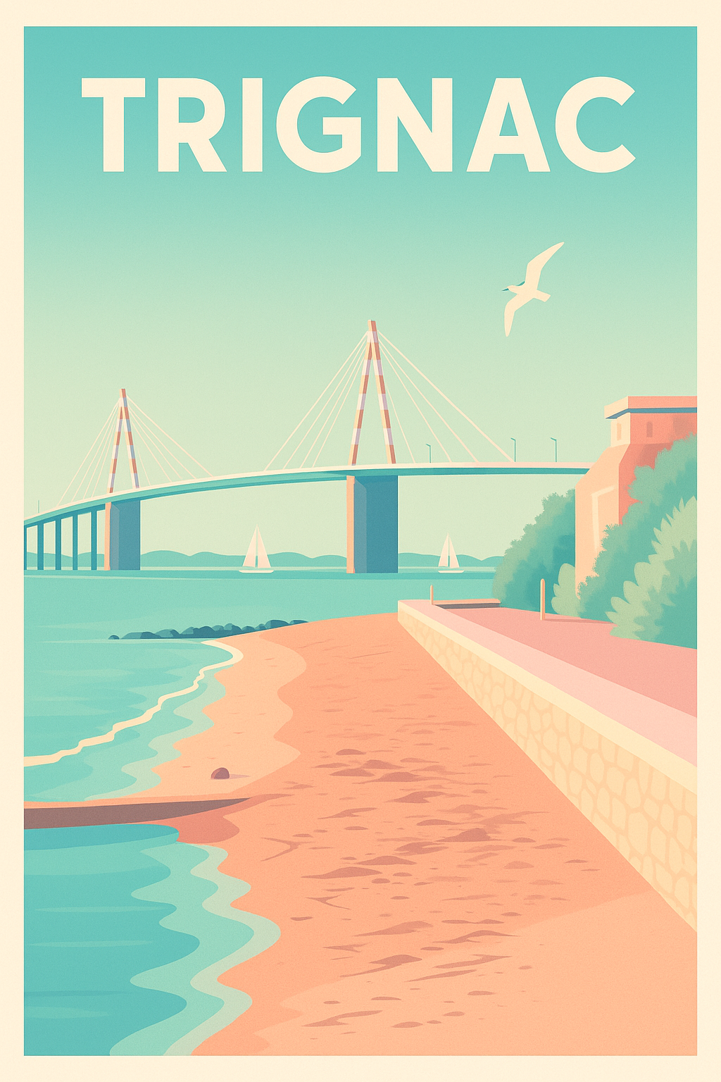 Affiche de Trignac - Évasion et sérénité au bord de l'eau