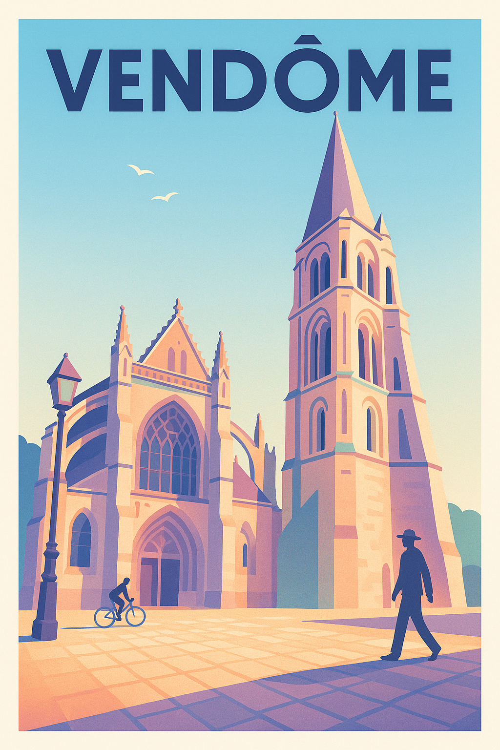 Affiche de Vendôme - Charme historique au cœur de la ville