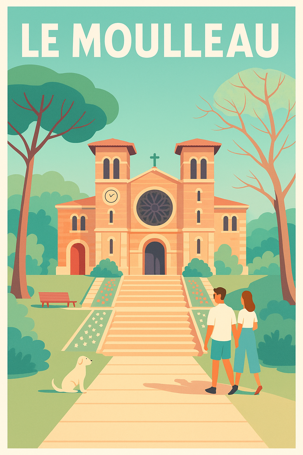Affiche de Le Moulleau - Escapade champêtre et patrimoine architectural