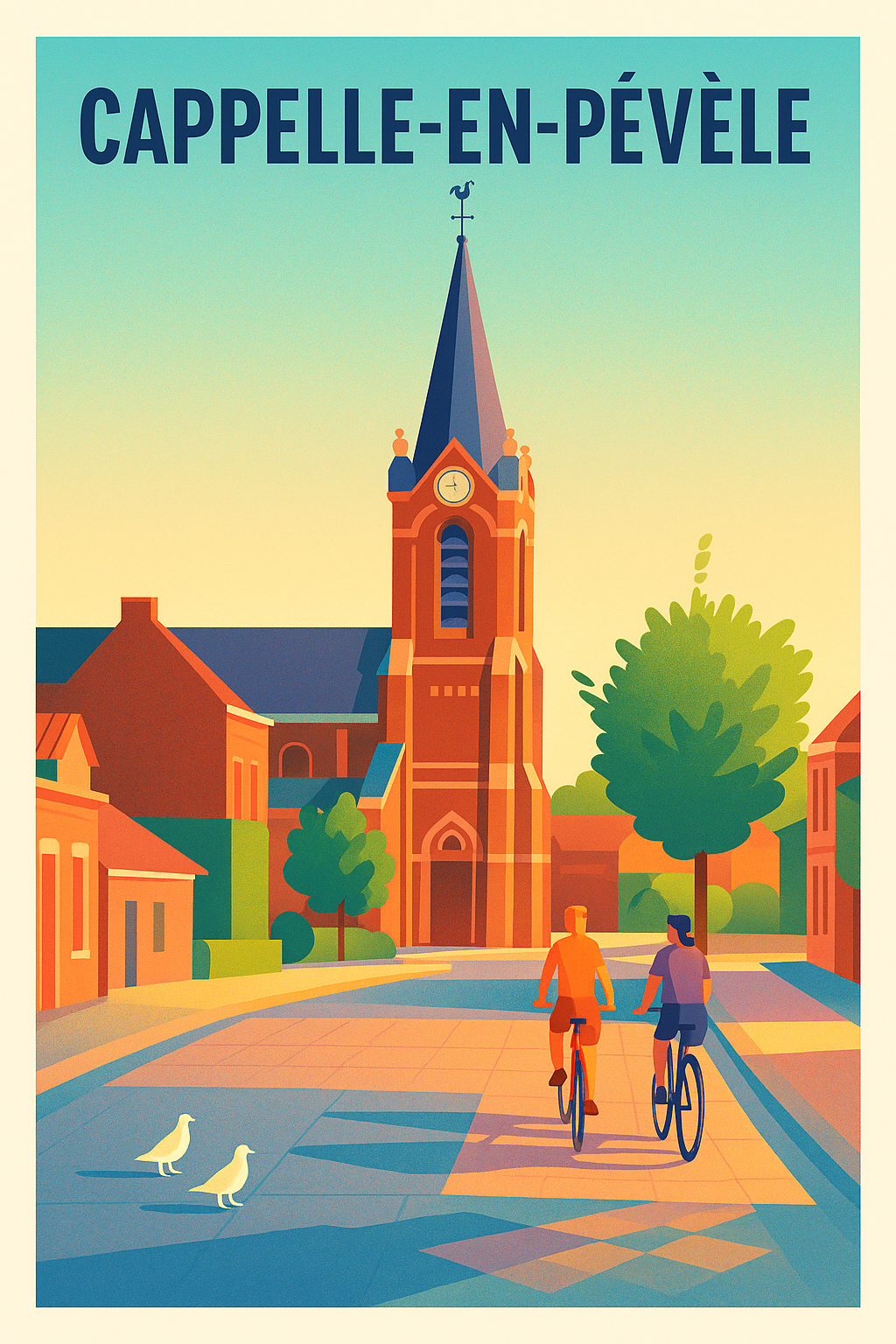 Affiche de Cappelle-en-Pévèle - Charme paisible au cœur du village