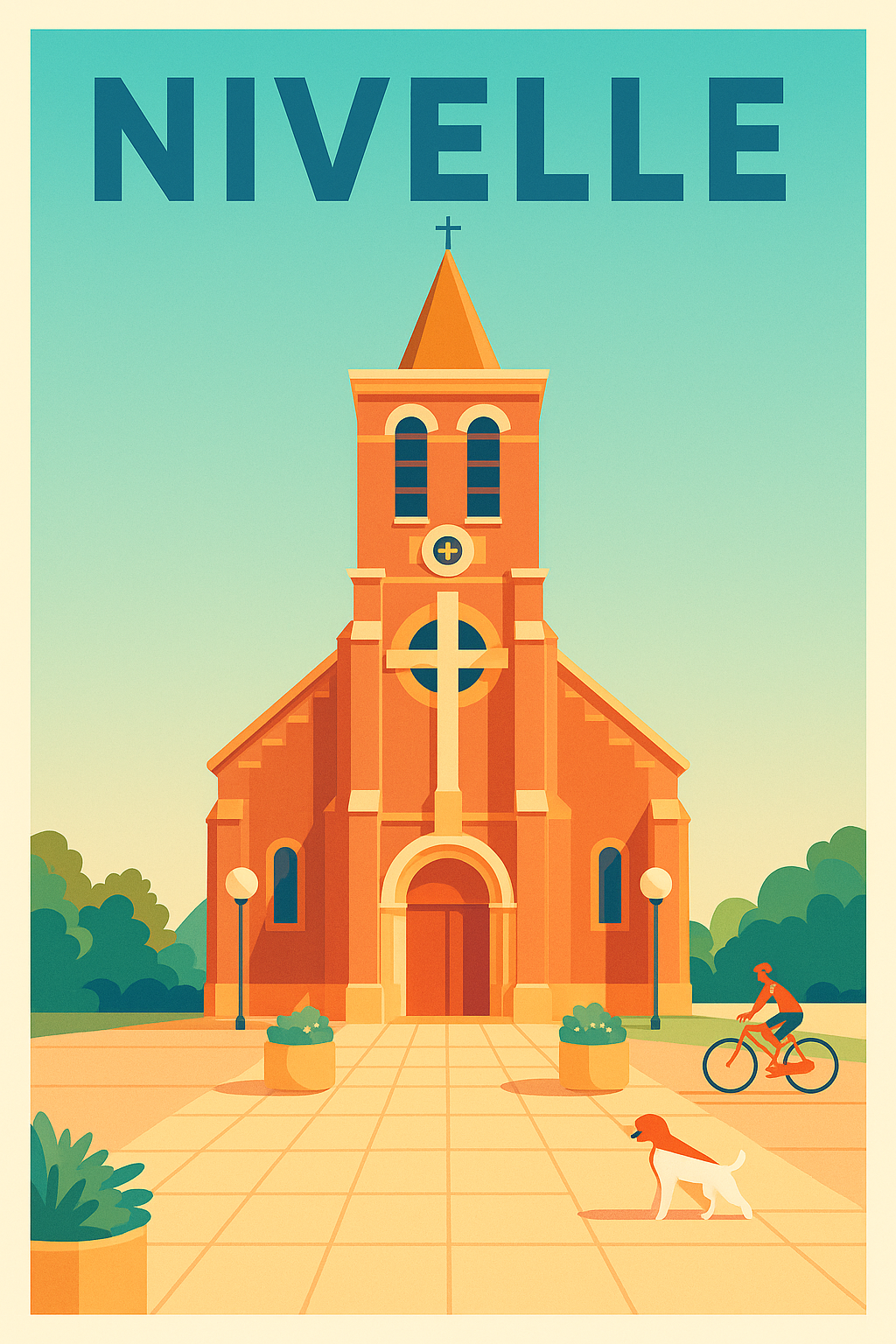 Affiche de Nivelle - Charme et Sérénité au Cœur du Village