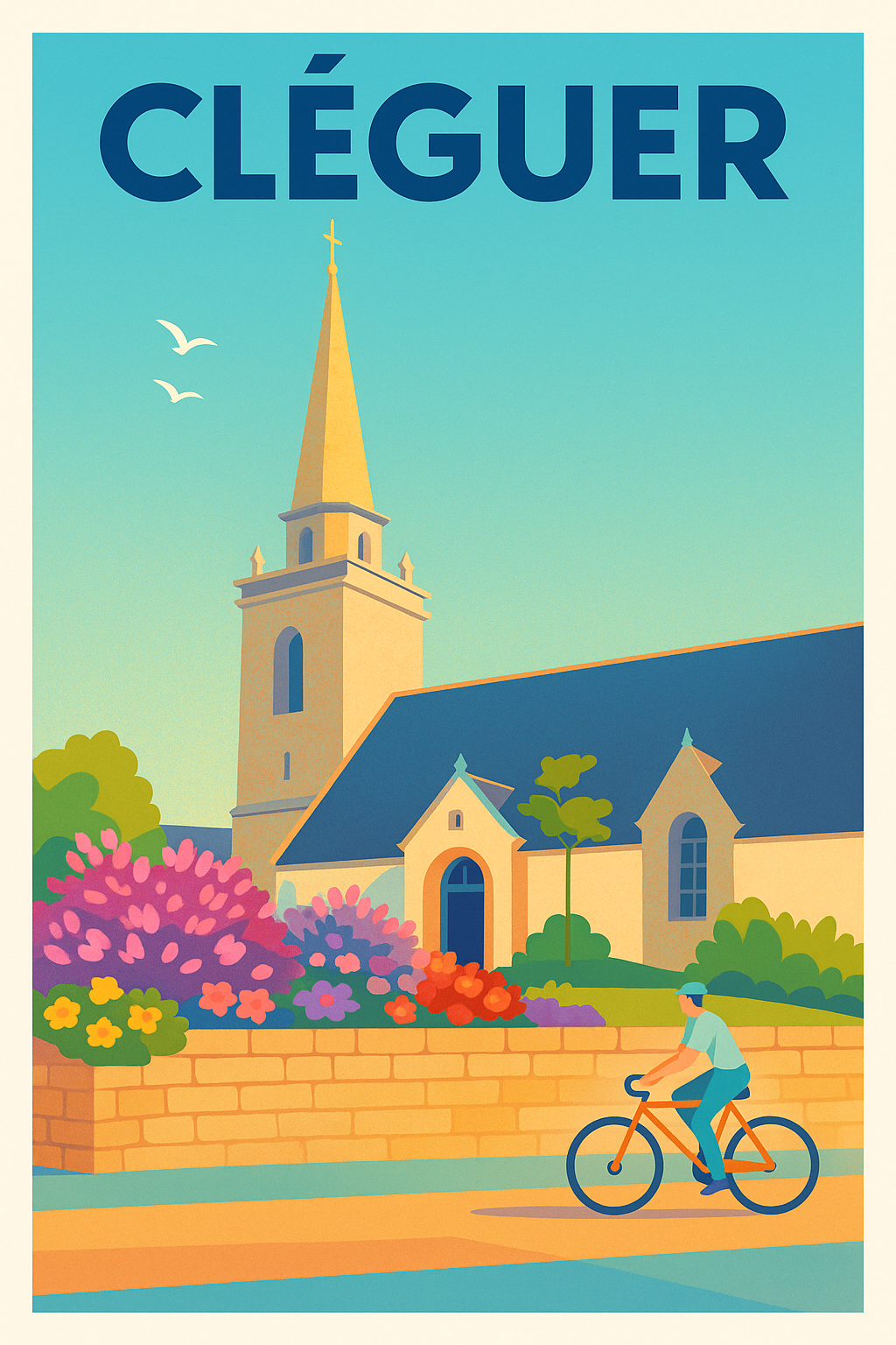 Affiche de Cléguer - Charme et sérénité au cœur de la Bretagne