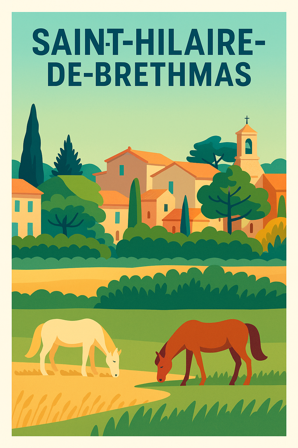 Affiche de Saint-Hilaire-de-Brethmas - Charme bucolique en pleine nature