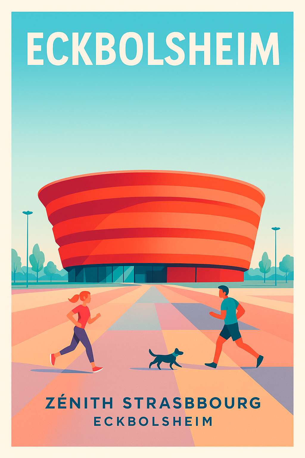 Affiche de Eckbolsheim - Dynamisme et modernité au Zénith Strasbourg