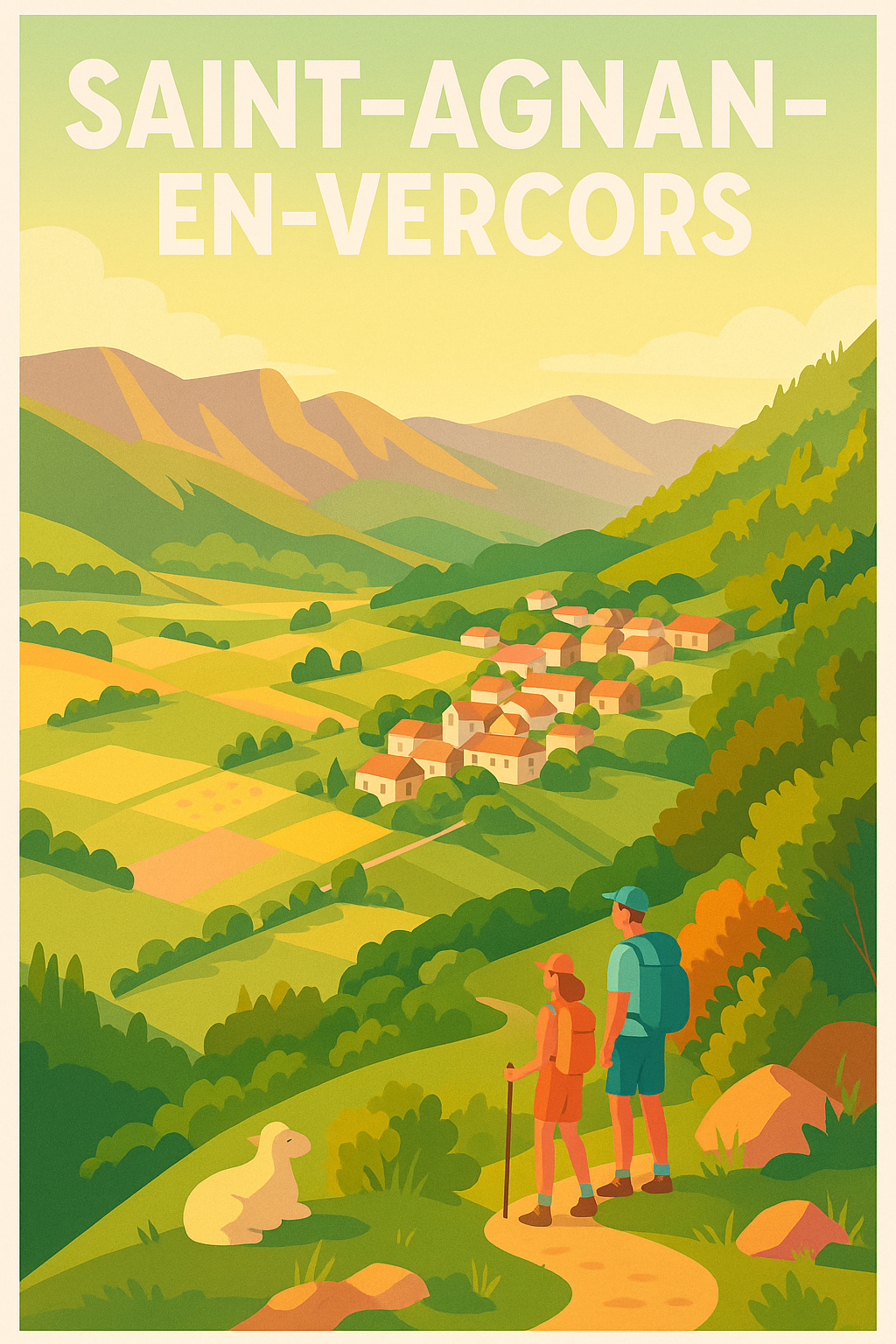 Affiche de Saint-Agnan-en-Vercors - Évasion nature au cœur du Vercors