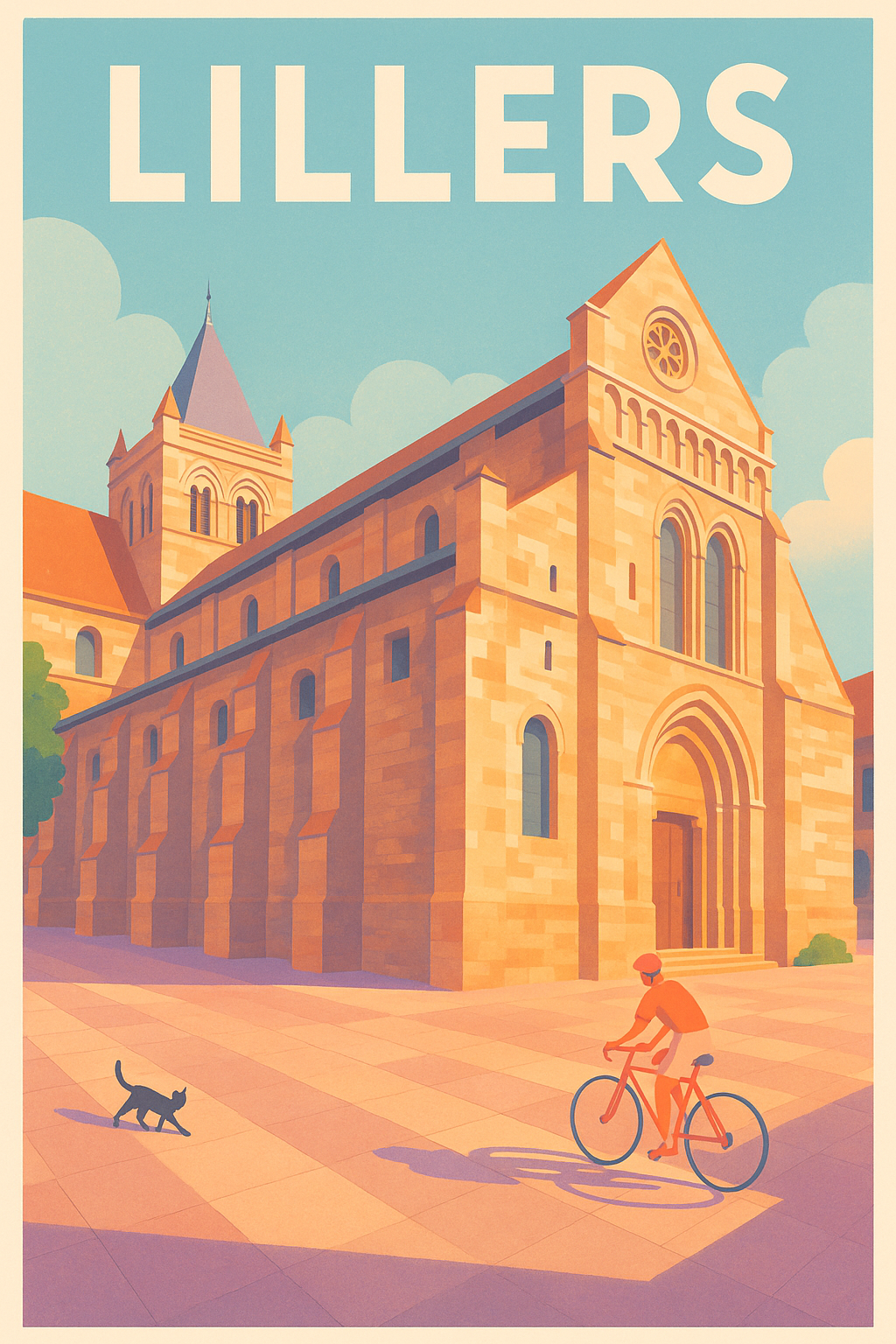 Affiche de Lillers - L'élégance lumineuse de la vieille église