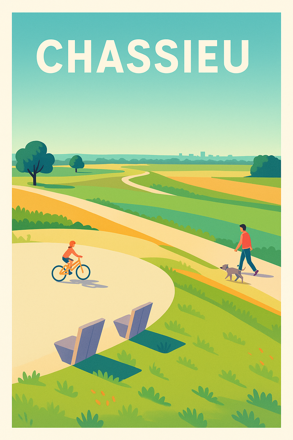 Affiche de Chassieu - Évasion en pleine nature