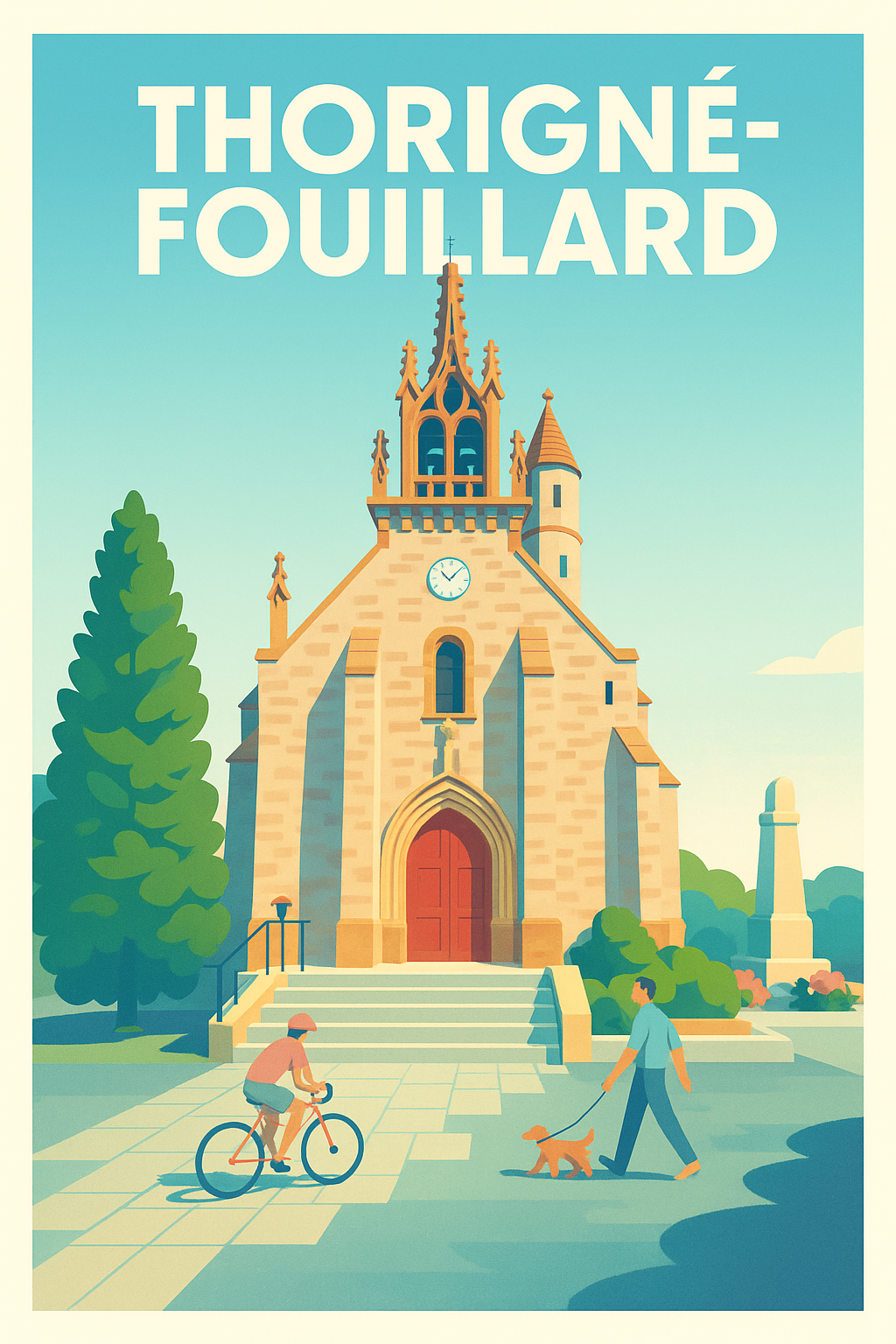 Affiche de Thorigné-Fouillard - Tranquillité et charme local