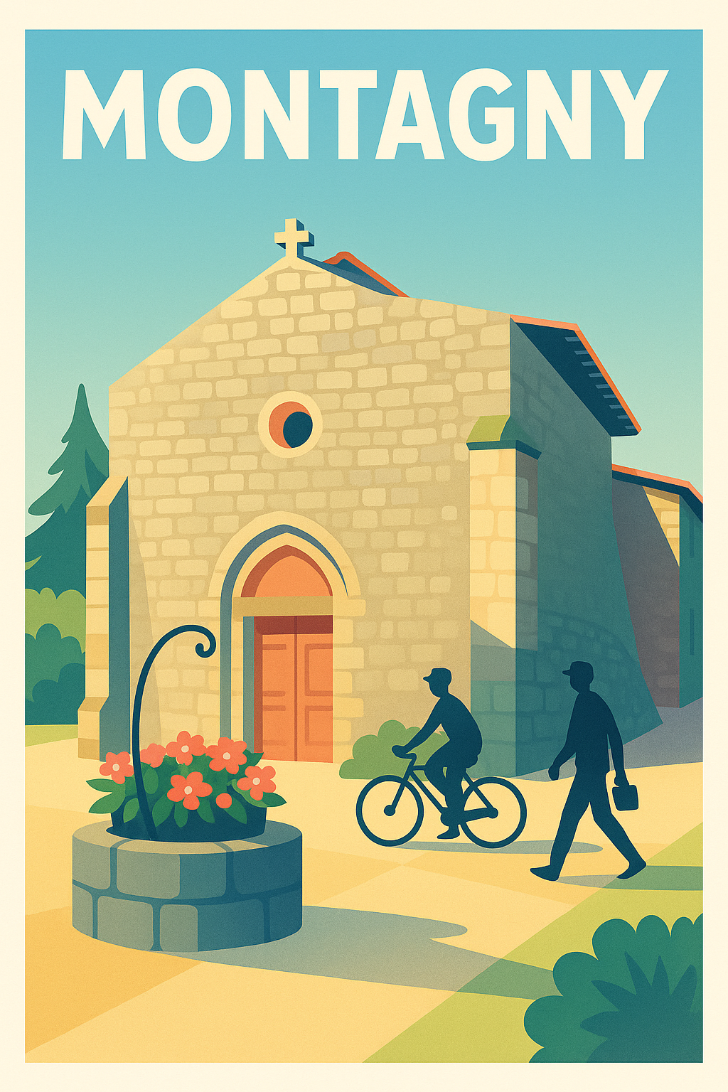 Affiche de Montagny - Charme et sérénité au cœur du village